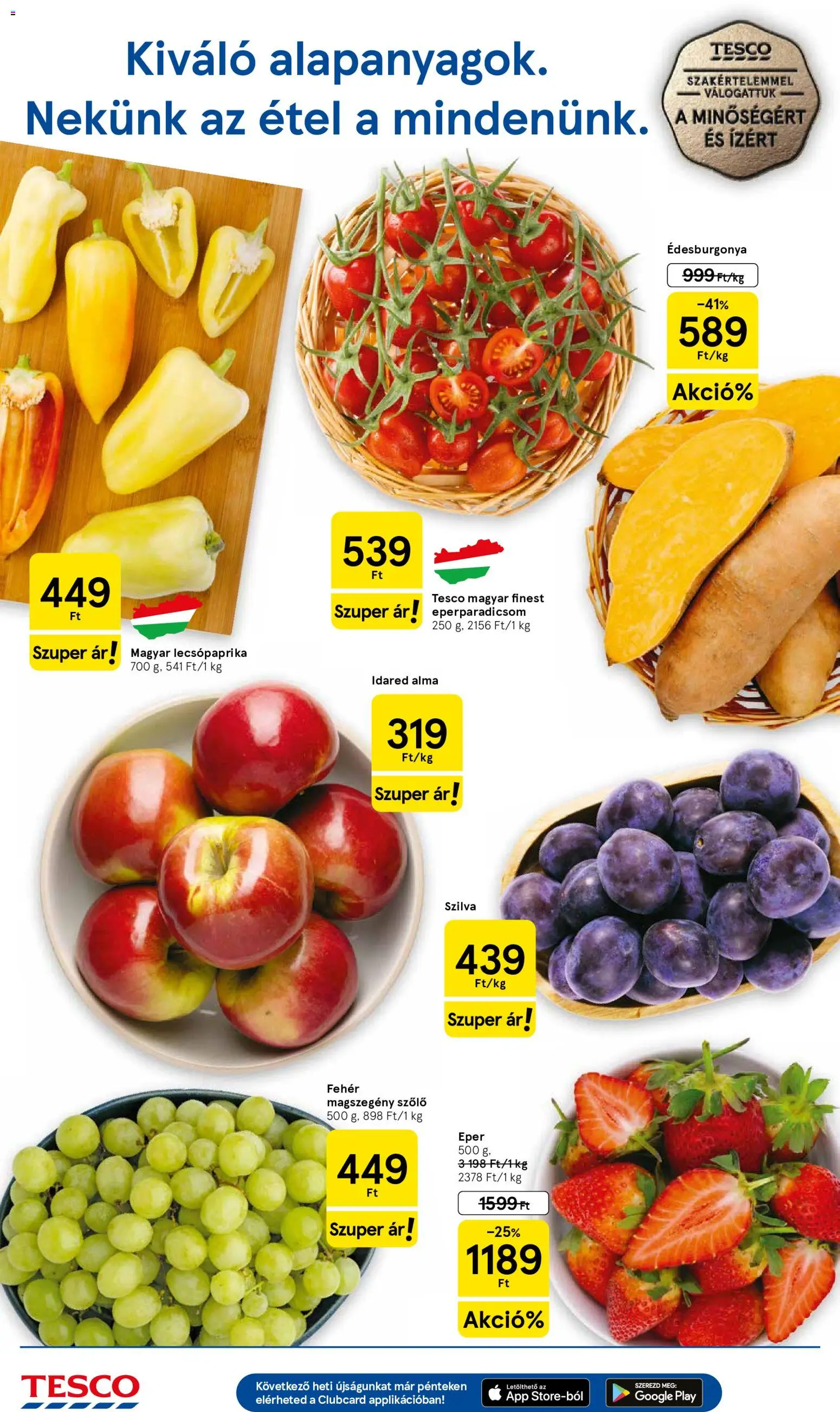 Tesco akciós ujság - amely érvényes a következő dátumtól: 2026.09.10. | Oldal: 2