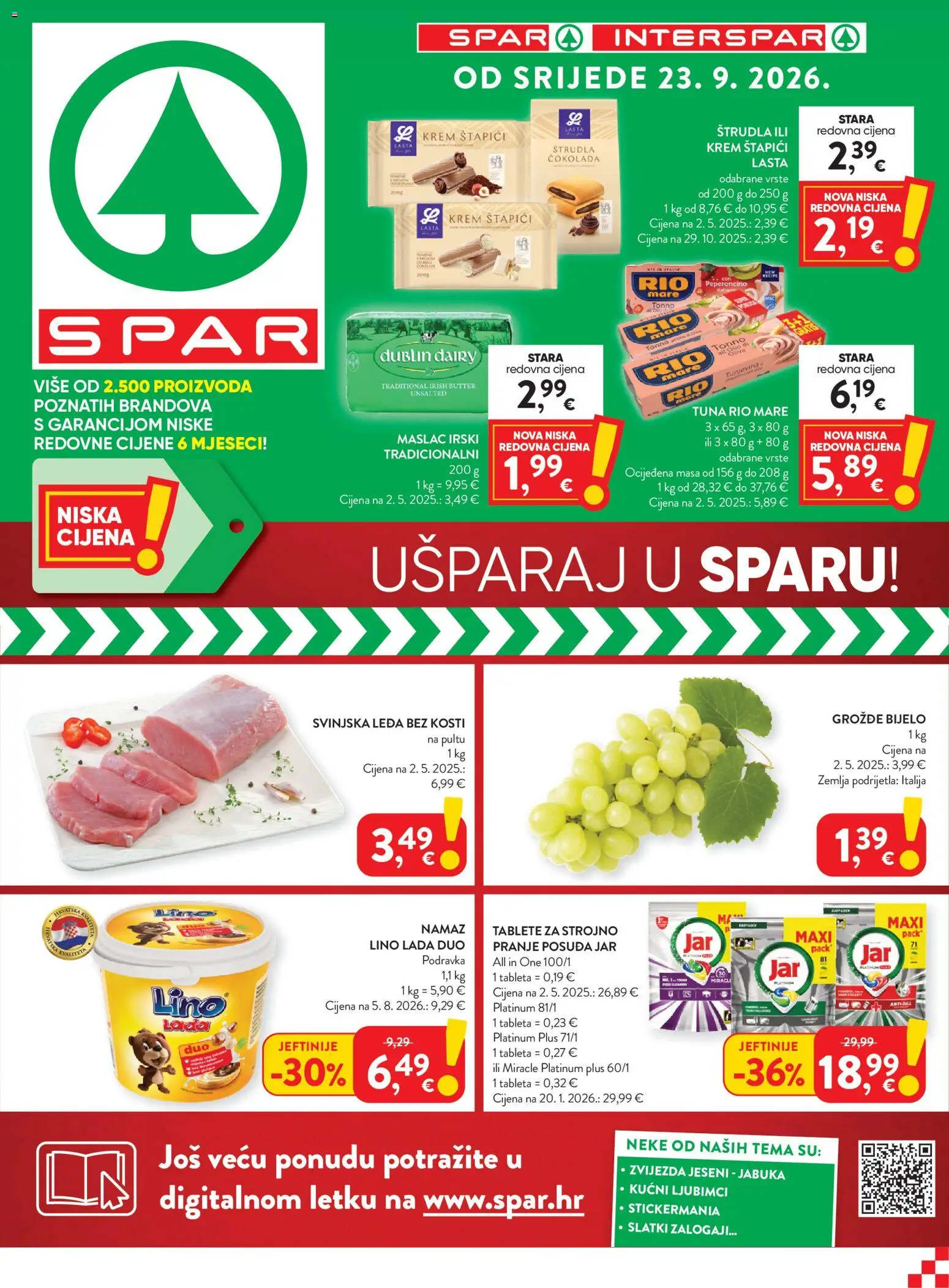 Spar katalog | vrijedi od 23.09.2026 | Stranica: 1