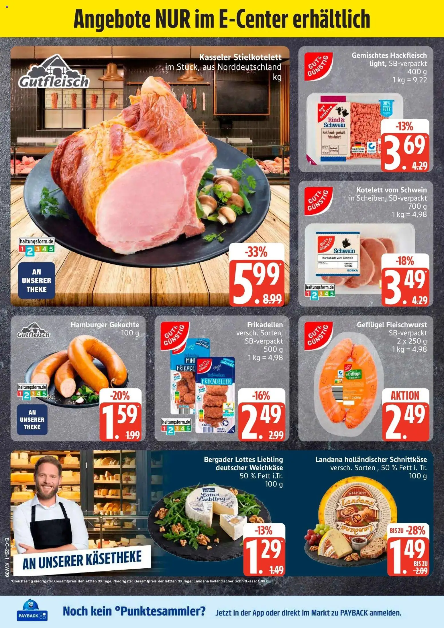 Edeka Prospekt Hemmoor (ab 21.09.2026) » Angebote Online | Seite: 30 | Produkte: Theke, Hackfleisch