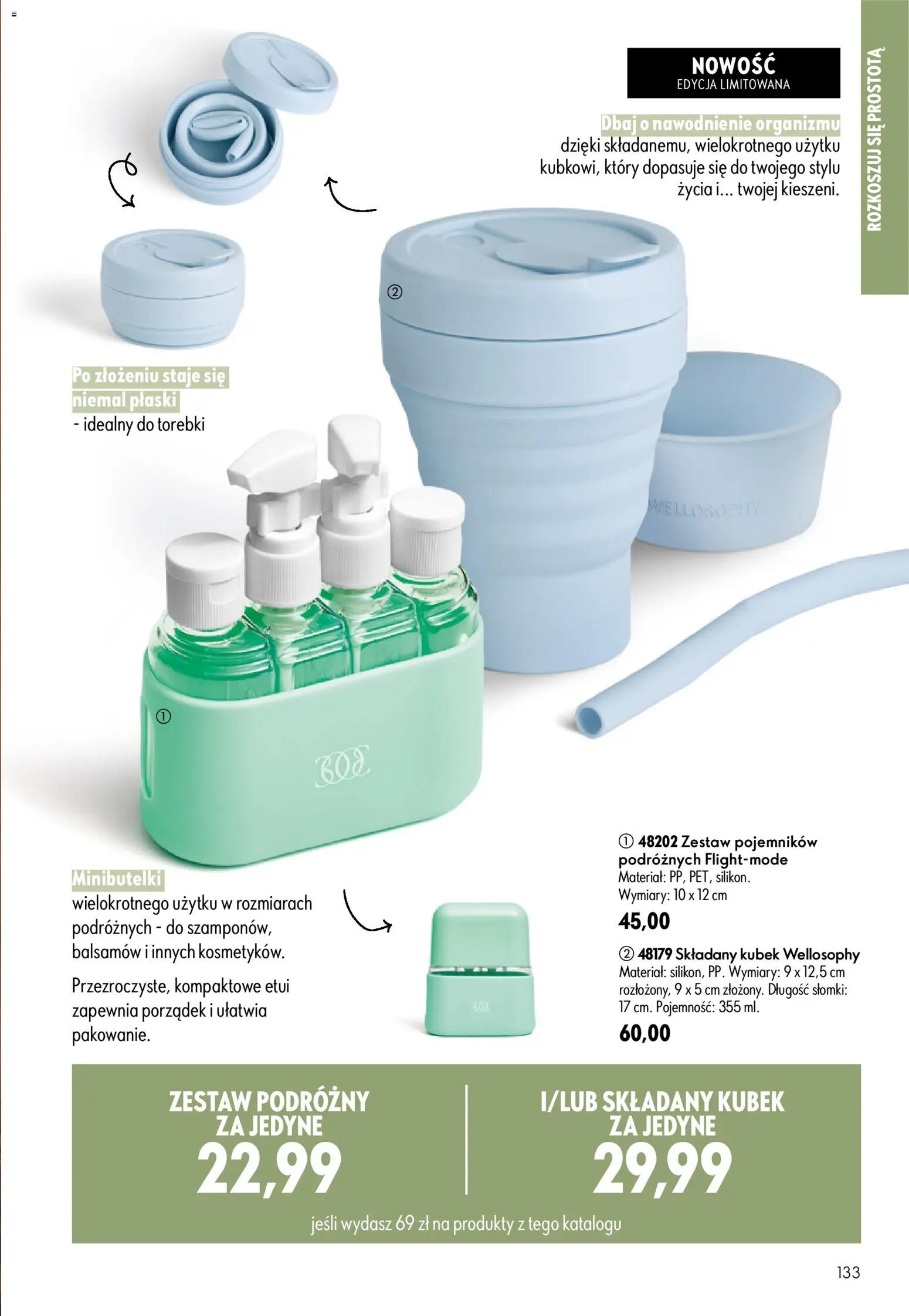 Oriflame Katalog 9 2026 od 17.06.2026 | Strona: 133 | Produkty: Słomki, Torebki