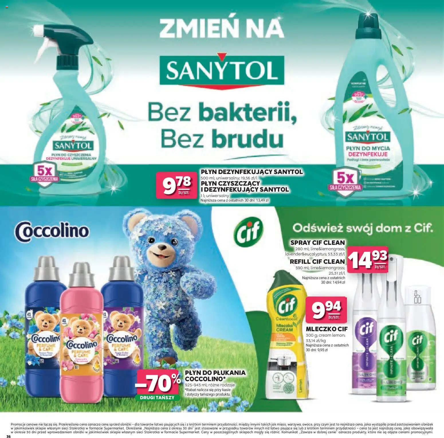 Stokrotka gazetka - Łap Okazje od 02.07.2026 | Strona: 36 | Produkty: Stokrotka, Coccolino