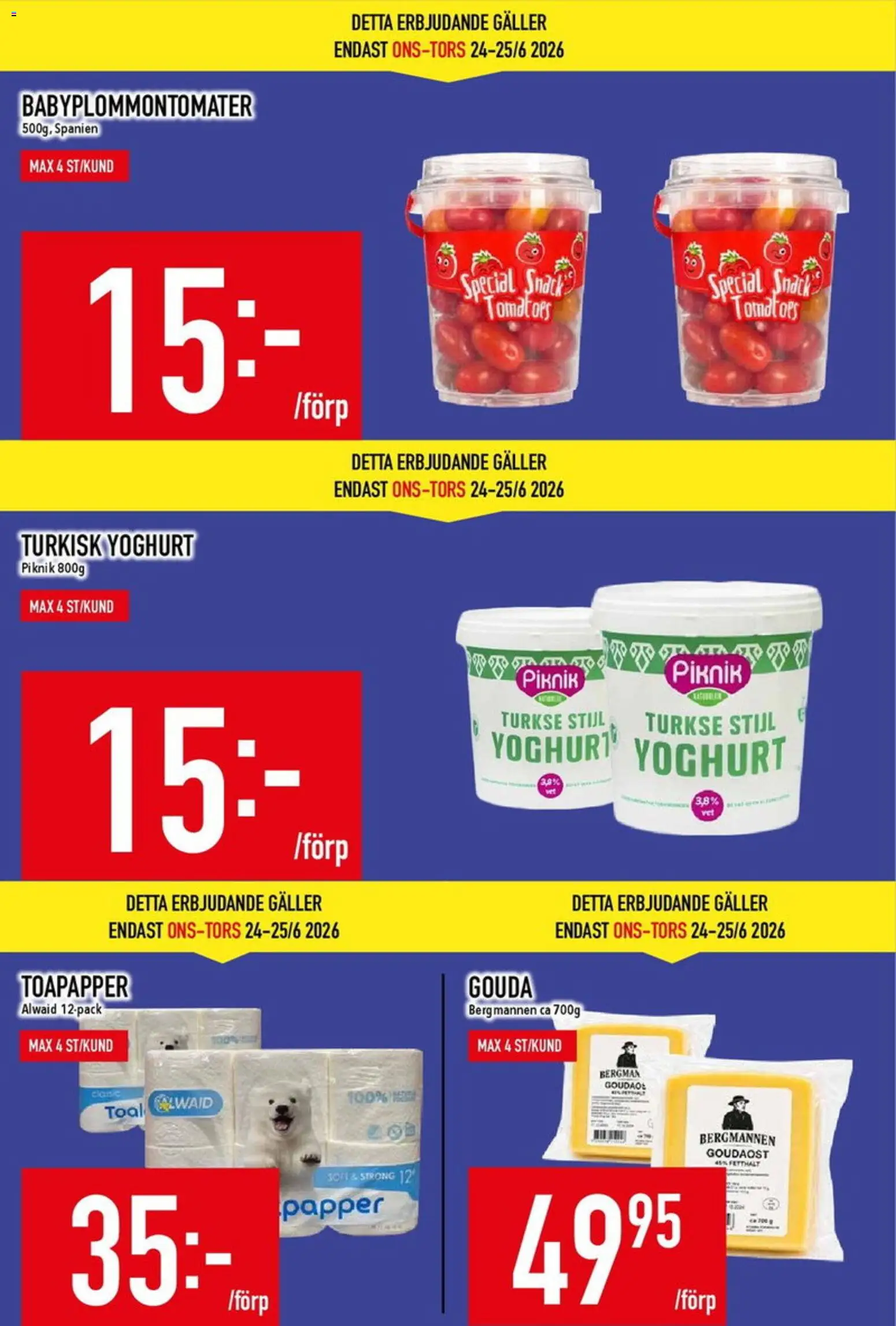 Matdax reklamblad aktuell från 22/06/2026 | Sida: 3