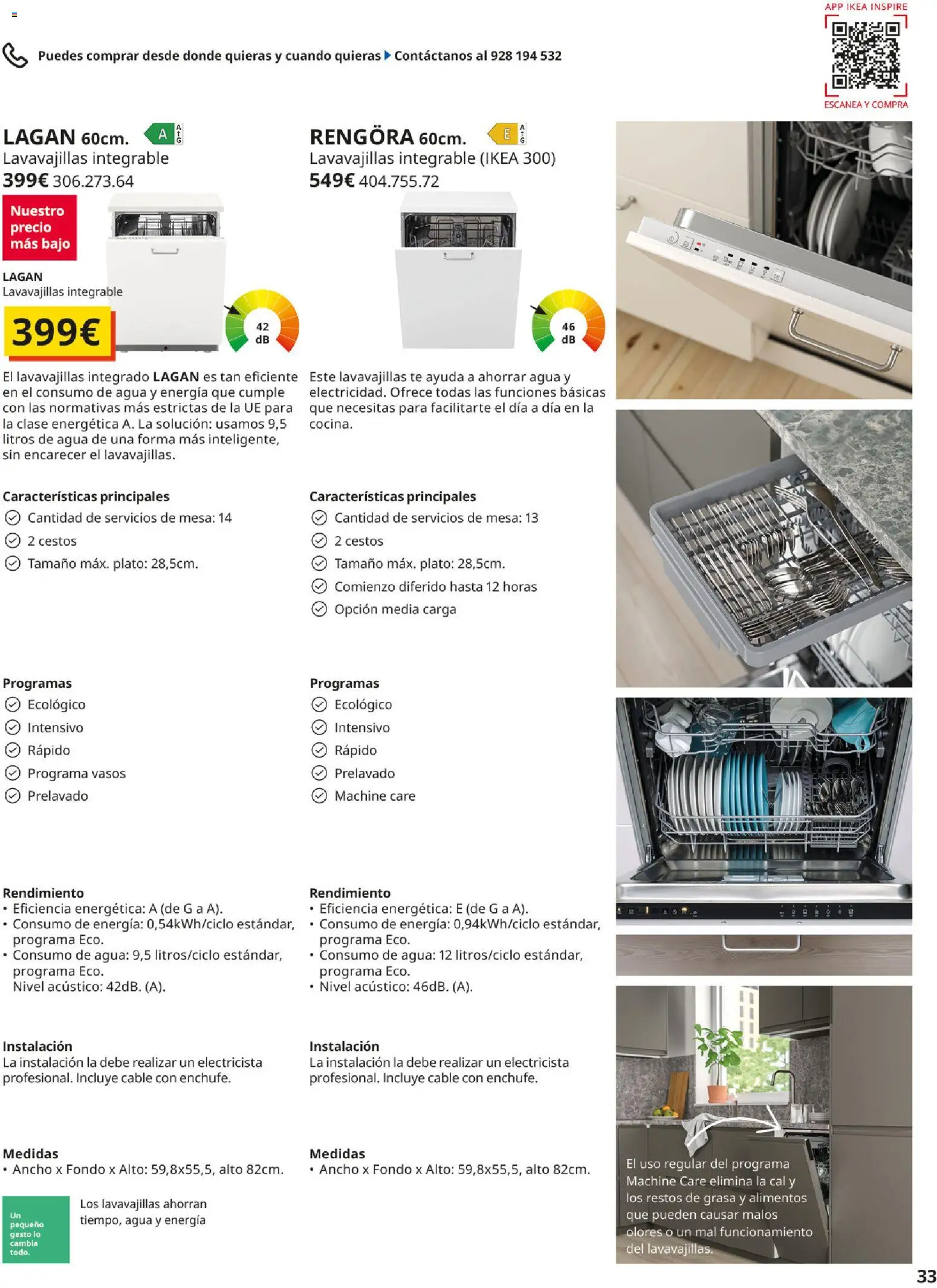 IKEA - Electrodomésticos │ válido desde el 01/09/2026 | Página: 33 | Productos: Vasos, Lavavajillas, Mesa, Alimentos