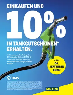 Metro Tankevent ab 04.09.2026 gültig