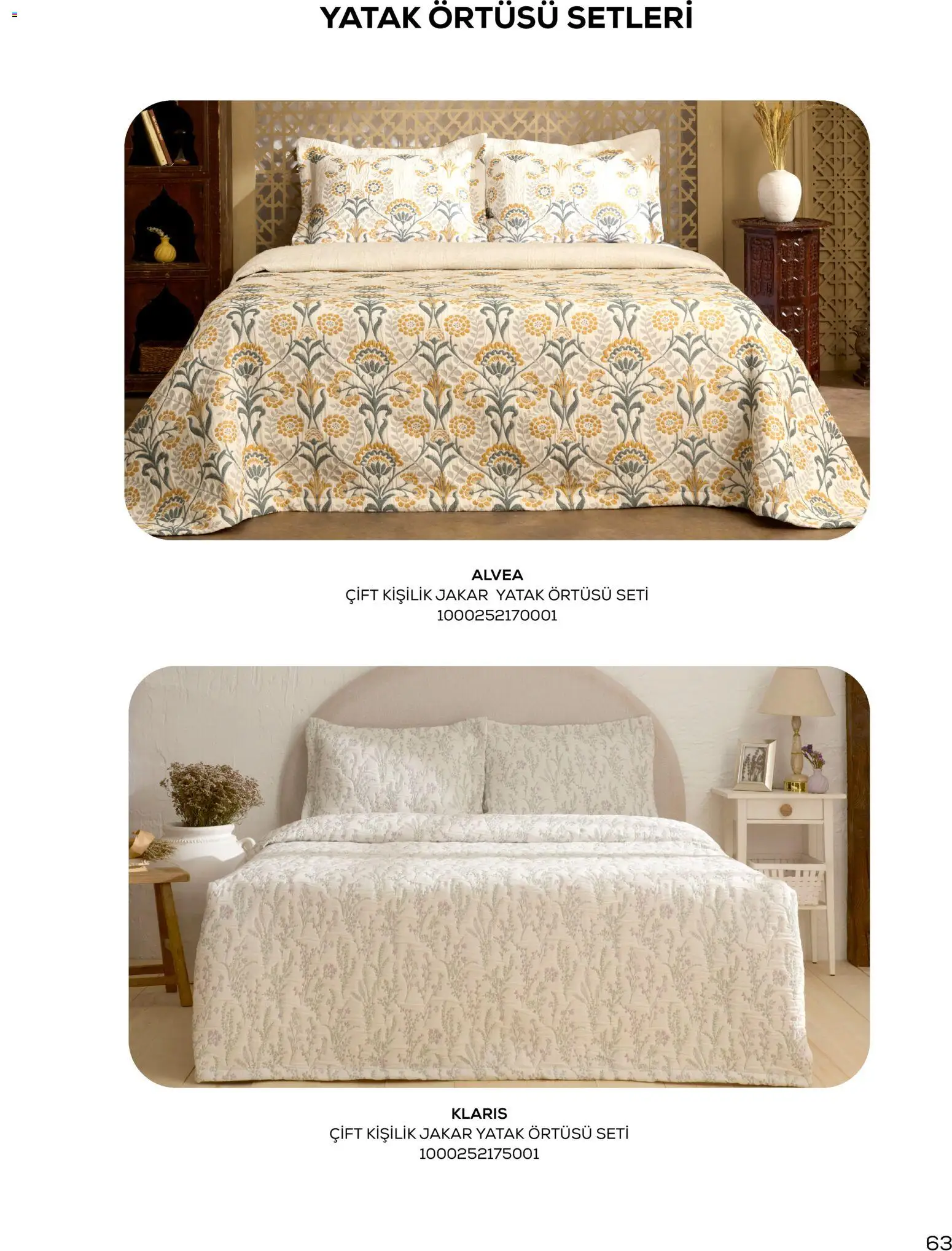 Karaca Home Katalog - 01.03.2026 tarihinden itibaren geçerlidir | Sayfa: 63 | Ürünler: Yatak, Yatak örtüsü