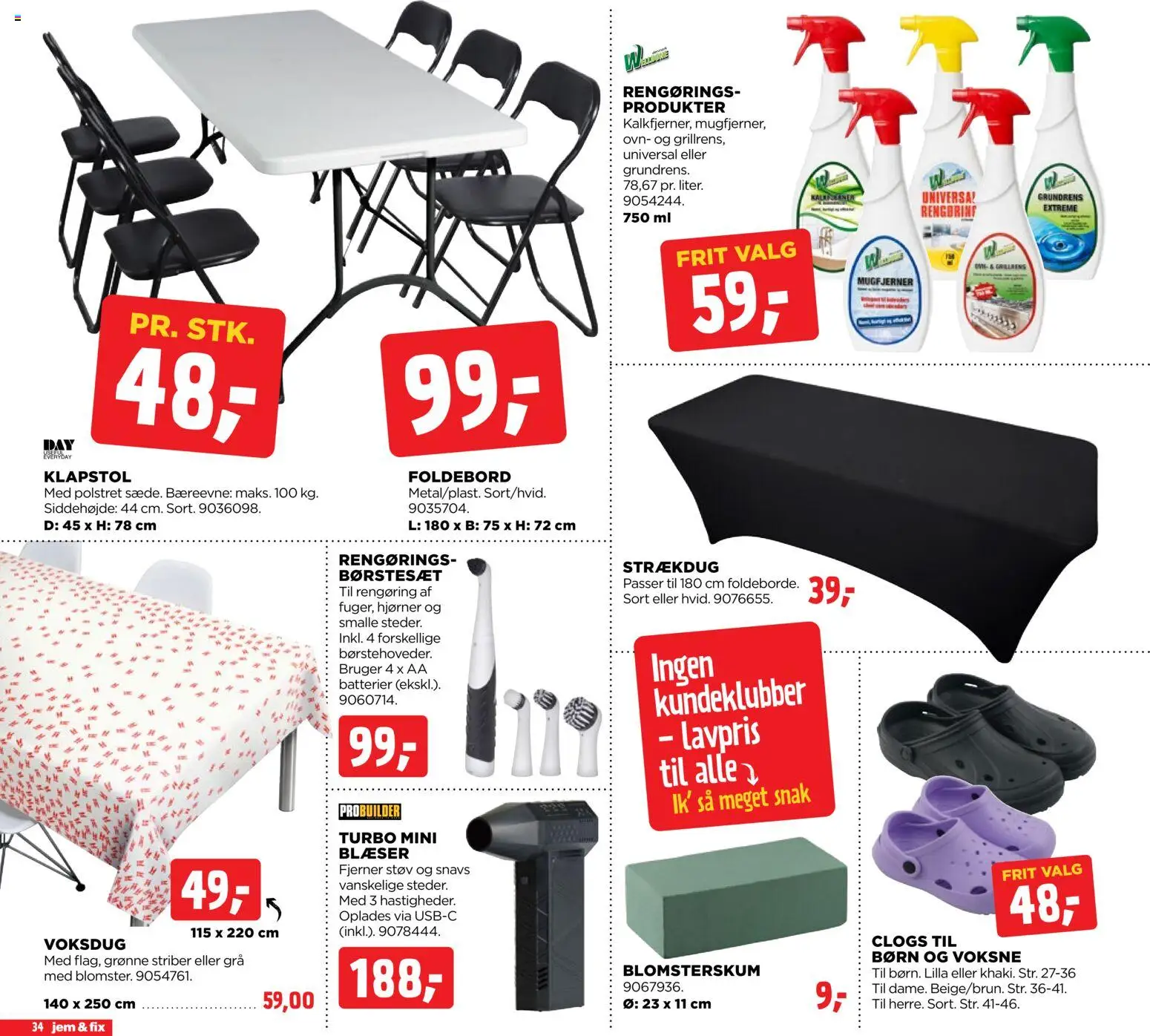 Jem & fix tilbudsavis – gyldig fra 03.05.2026 | Side: 34 | Produkter: Batterier, Ovn