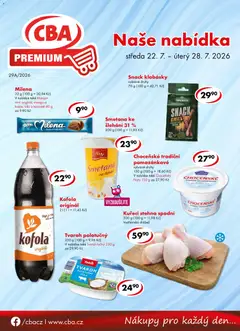 Náhled letáku CBA leták - Premium od 22.07.2026
