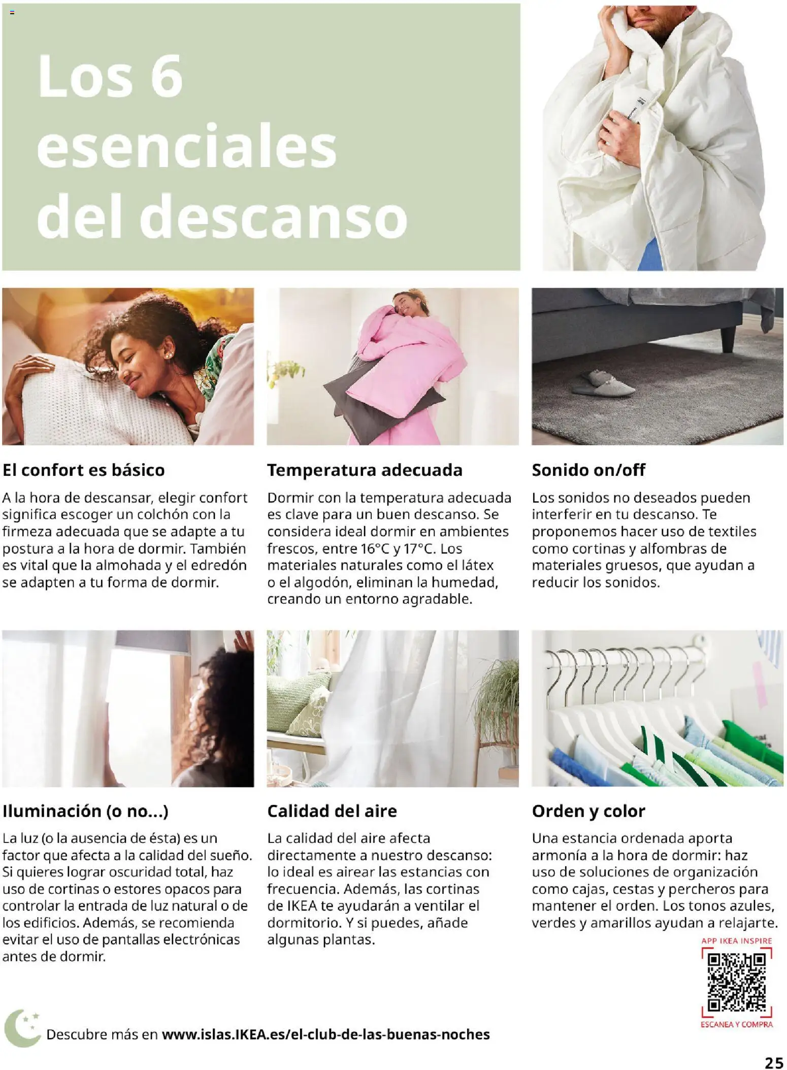 Catálogo IKEA Dormitorios │ válido desde el 01/02/2026 | Página: 25 | Productos: Edredón, Té, Galette de chaise, Almohada