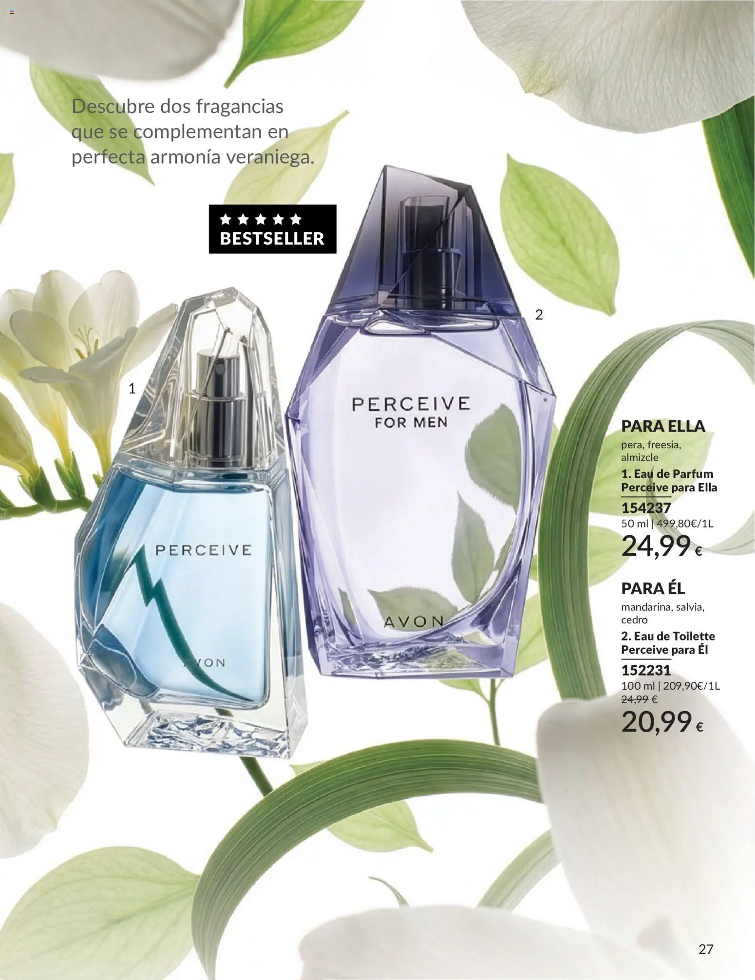 Catálogo AVON campaña 6 │ válido desde el 01.06.2026 | Página: 27 | Productos: Eau de toilette, Eau de parfum