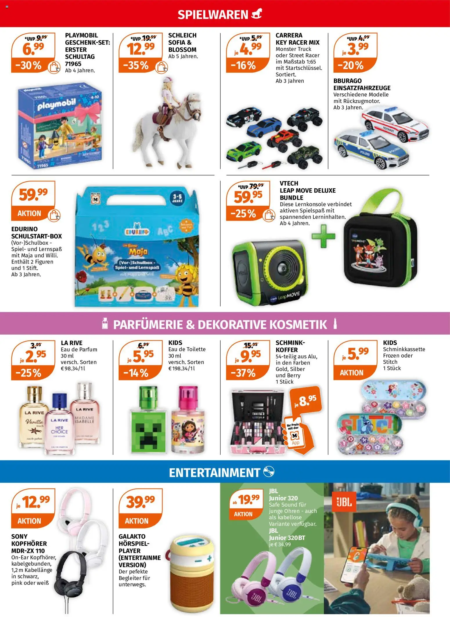 Müller Flugblatt gültig ab 31.08.2026 | Seite: 19 | Produkte: Koffer, Kopfhörer, Parfüm, Eau de Toilette