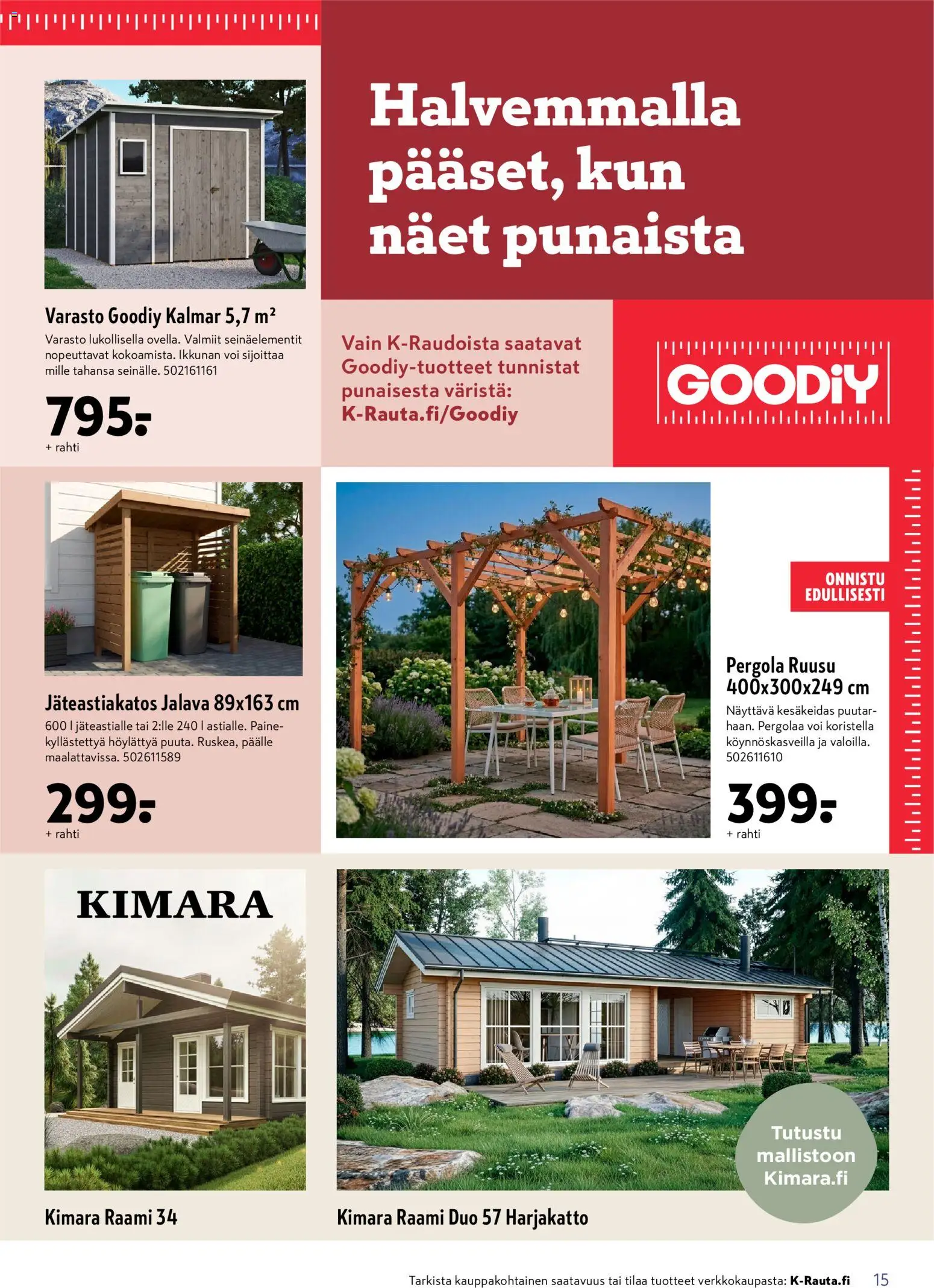 K-Rauta tarjoukset – voimassa 24/06/2026 alkaen | Sivu: 15 | Tuotteet: Voi