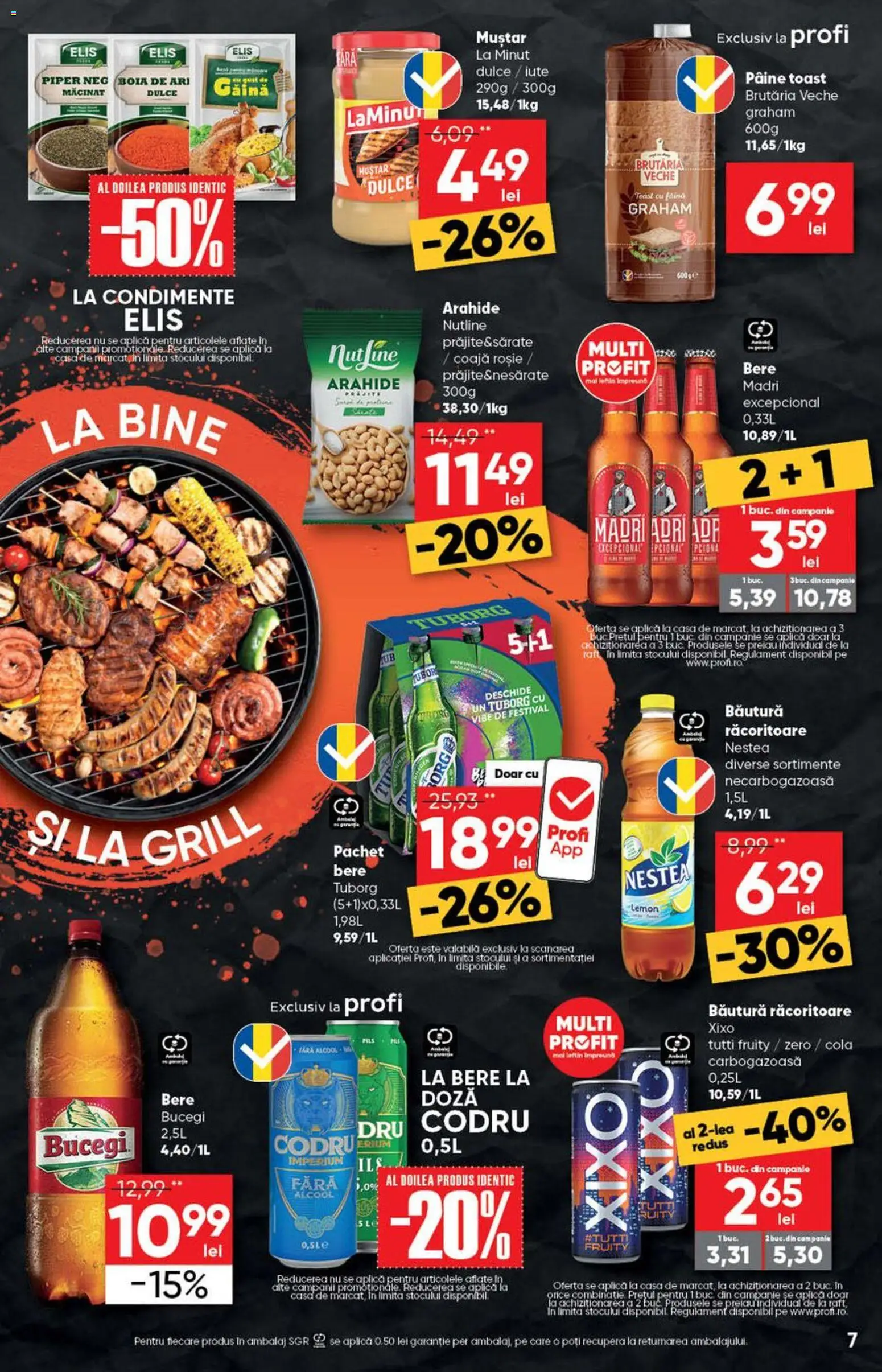 Noul catalog Profi – valabil de la 27.05.2026 | Pagină: 7 | Produse: Grill, Pâine, Muștar, Piper