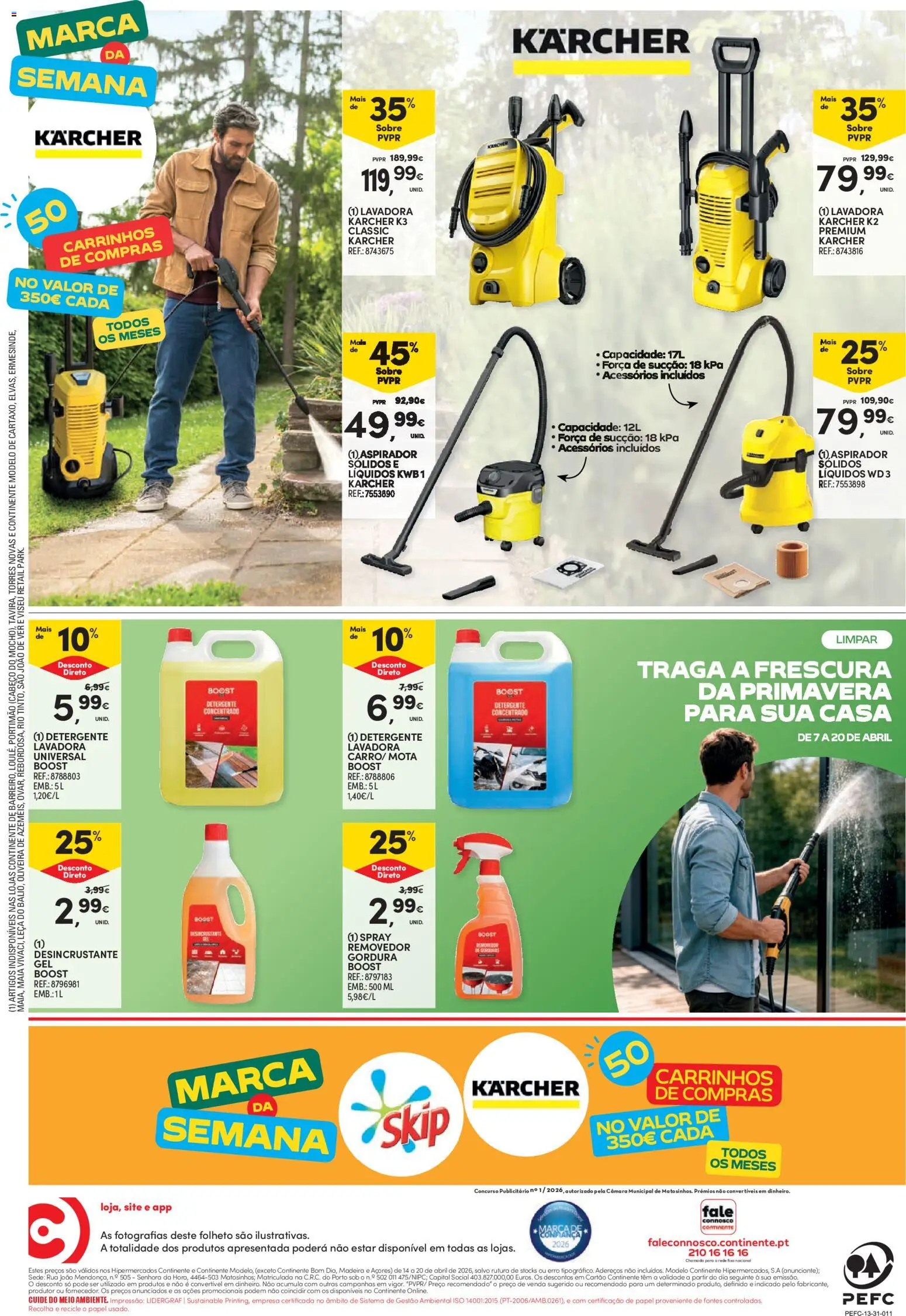 Continente folheto │ válido de 14.04.2026 | Página: 52 | Produtos: Aspirador, Detergente