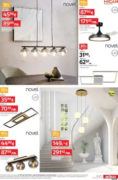 Преглед на Aiko XXXL брошура - До -40% за Аксесоари за баня - Офертите са валидни от 22.06.2026 | Страница: 15 | Продукти: Плафониера, Вентилатор, Полилей