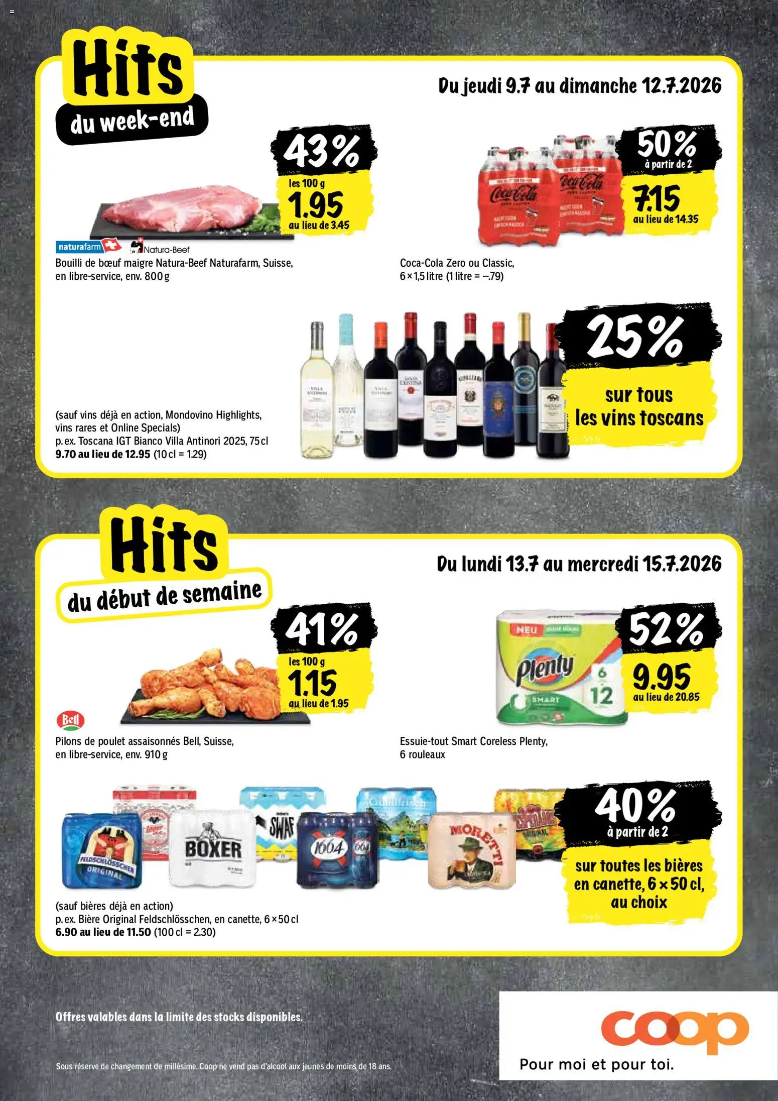 Coop aktionen FR – gültig ab 09.07.2026 | Seite: 20 | Produkte: Boxer