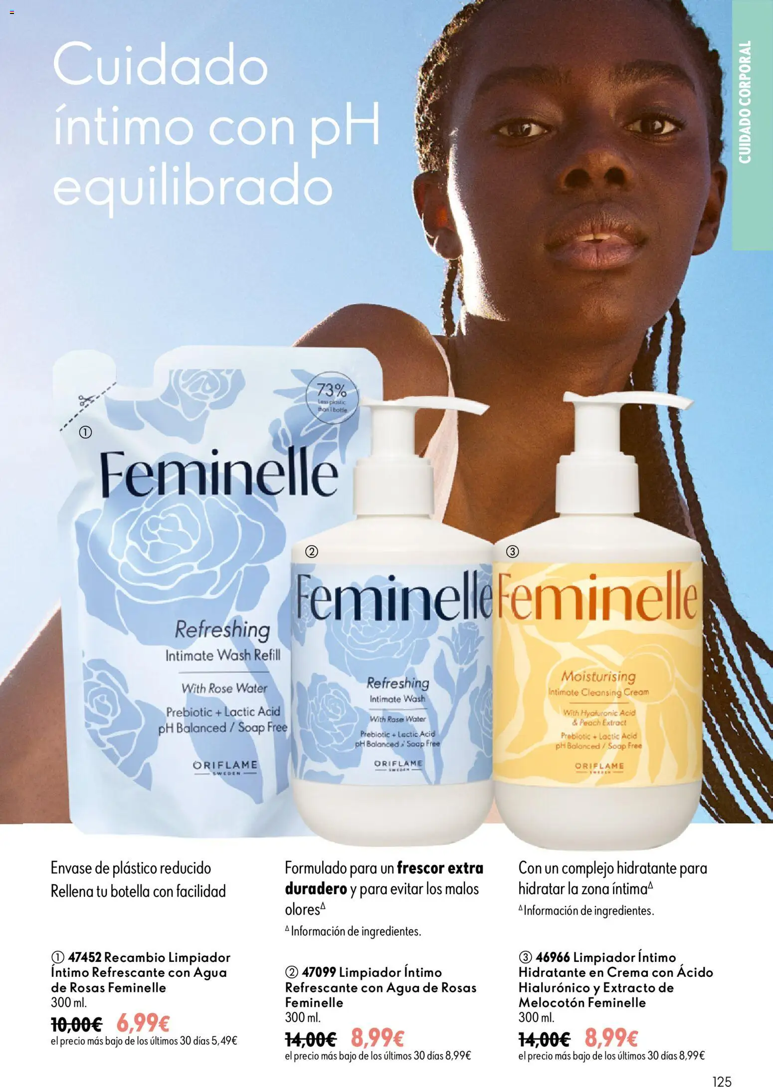 Oriflame - Catálogo Campaña 11 │ válido desde el 05/08/2026 | Página: 125 | Productos: Crema, Limpiador íntimo