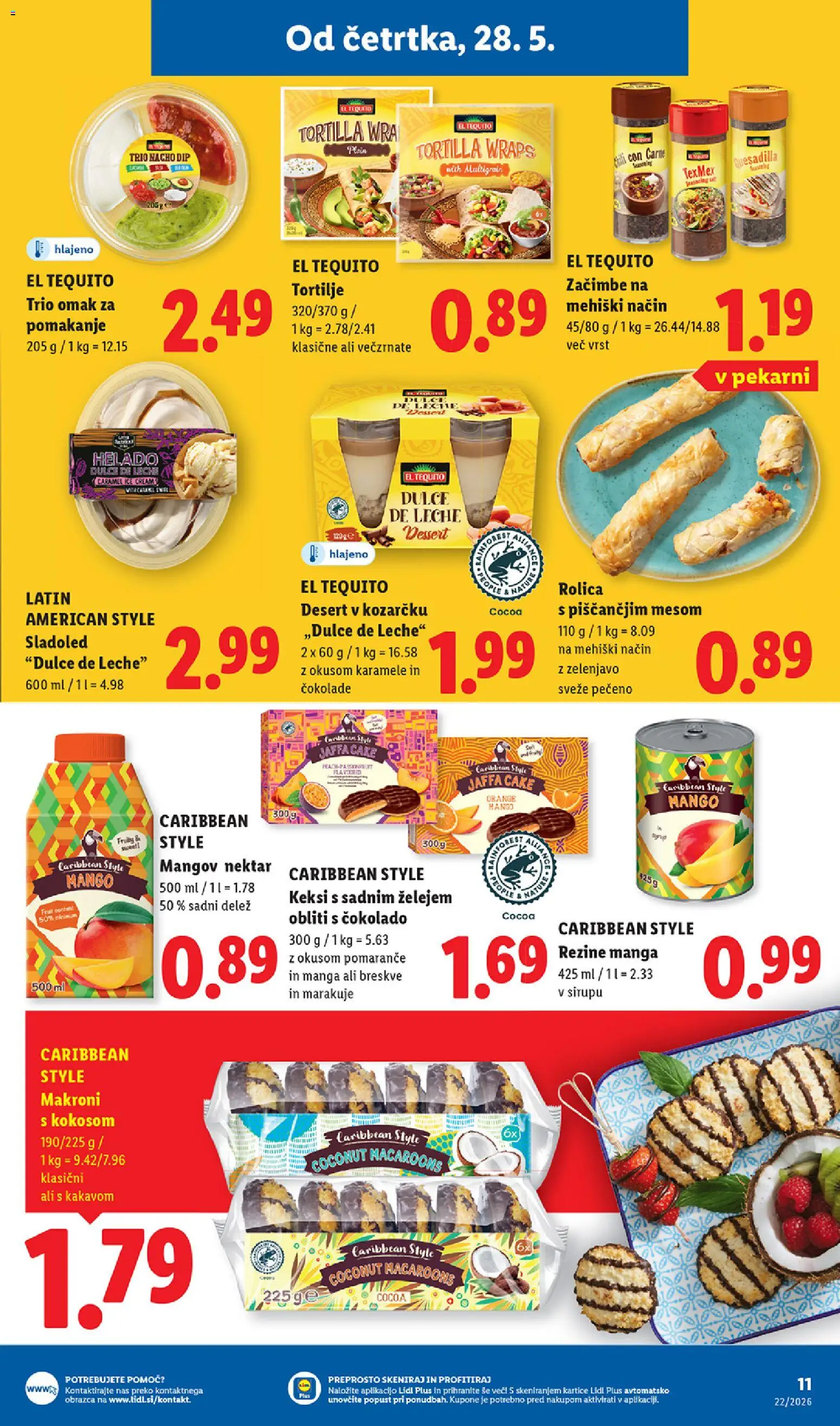 Novi Lidl katalog ponudbe – veljaven od 28.05.2026 | Stran: 19 | Izdelki: Keksi, Pomarance, Karamele, Zacimbe