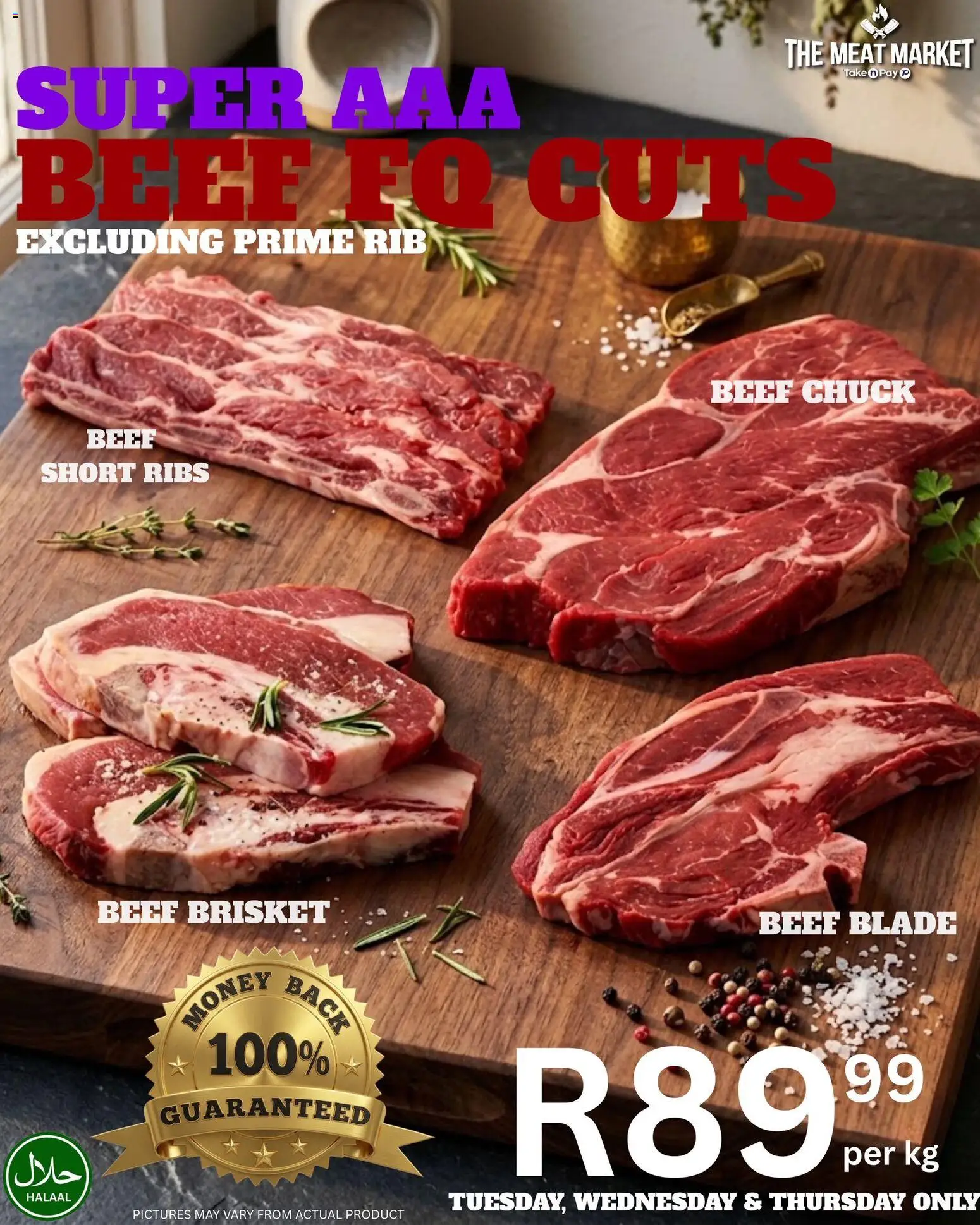 New Take n Pay catalogue – valid from 19.05.2026 | Page: 13 | Products: Ribs, Beef
