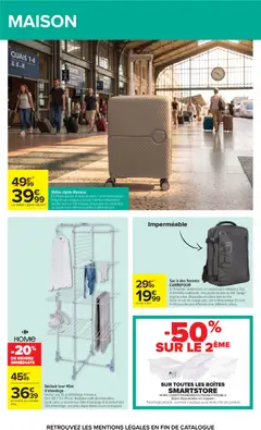Carrefour - Prévisualisation de Carrefour Bières du monde valide à partir de 13/07/2026 | Page: 62 | Produits: Séchoir, Valise cabine, Sac à dos, Sac de voyage