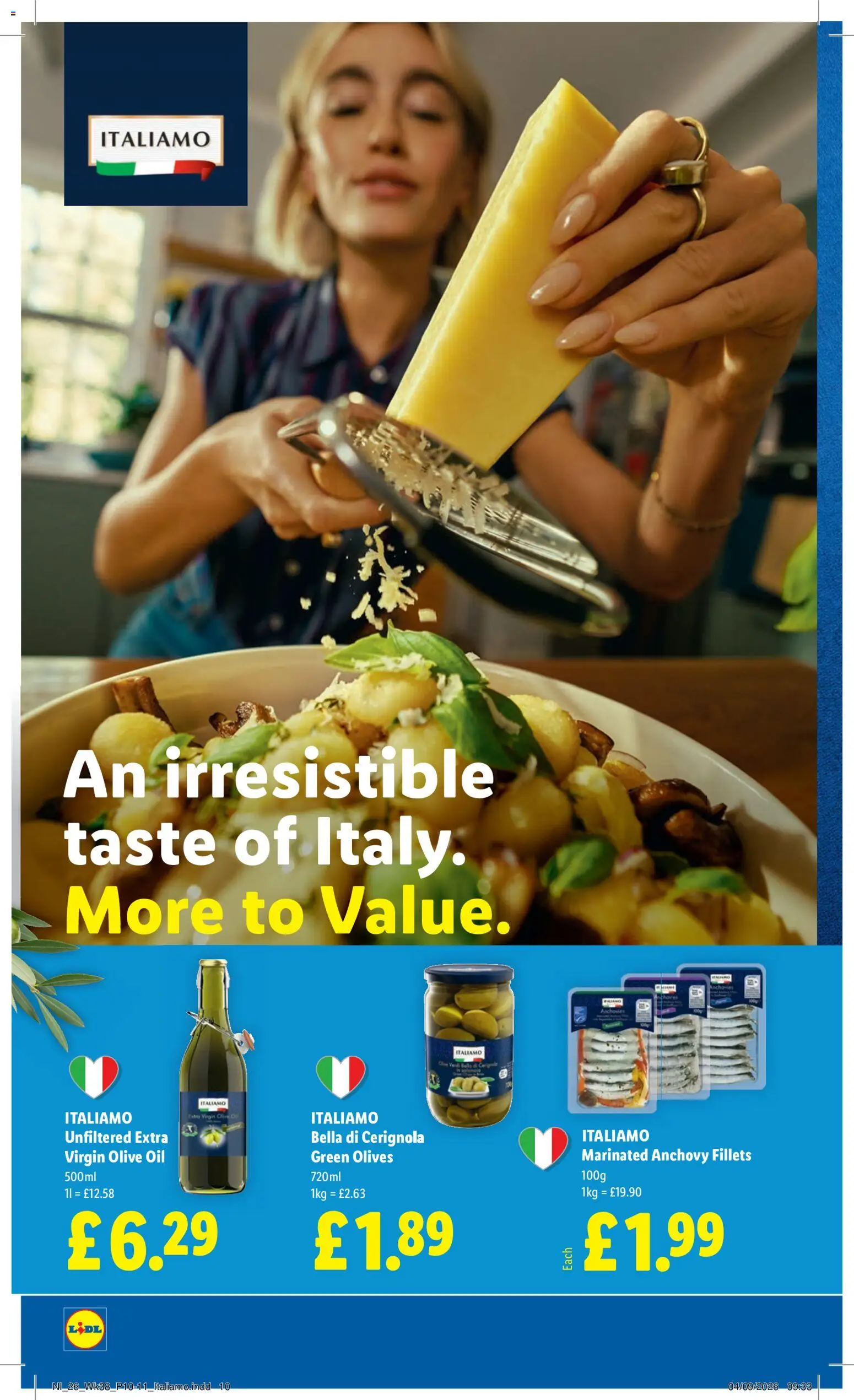 {H1} | Page: 10 | Products: Olive oil, Anchovies, Oil, Olives