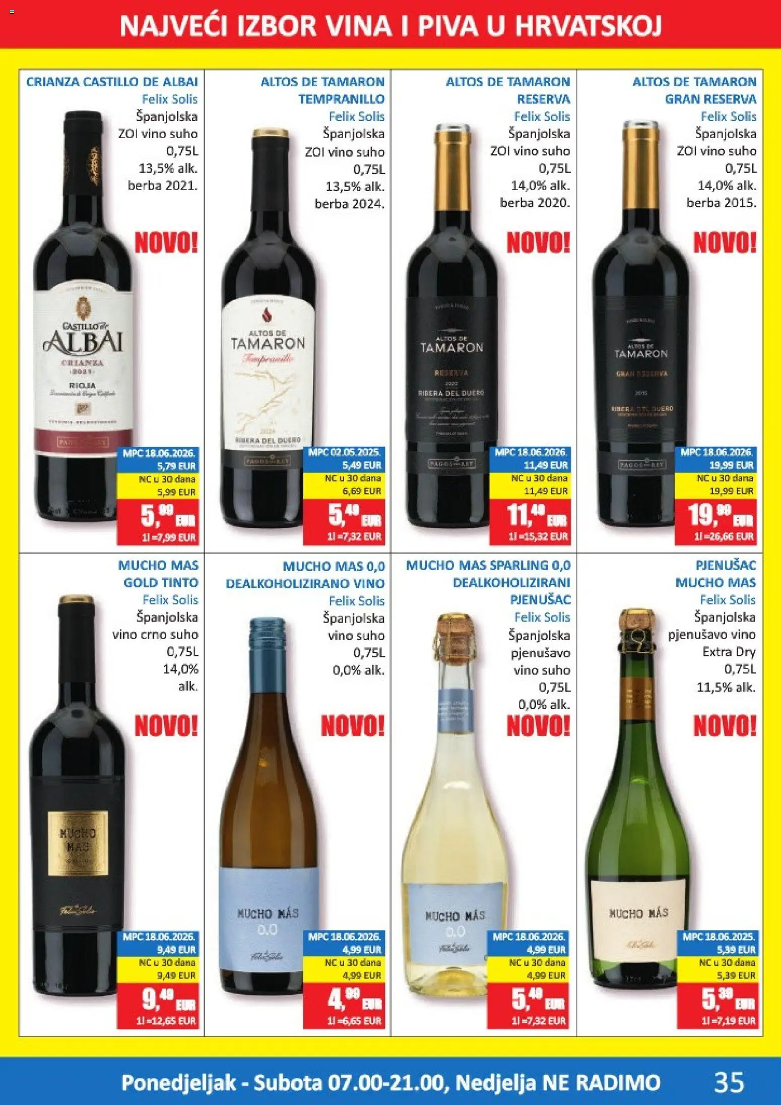 Vrutak katalog | vrijedi od 14.09.2026 | Stranica: 35 | Proizvodi: Vino, Pjenušavo vino