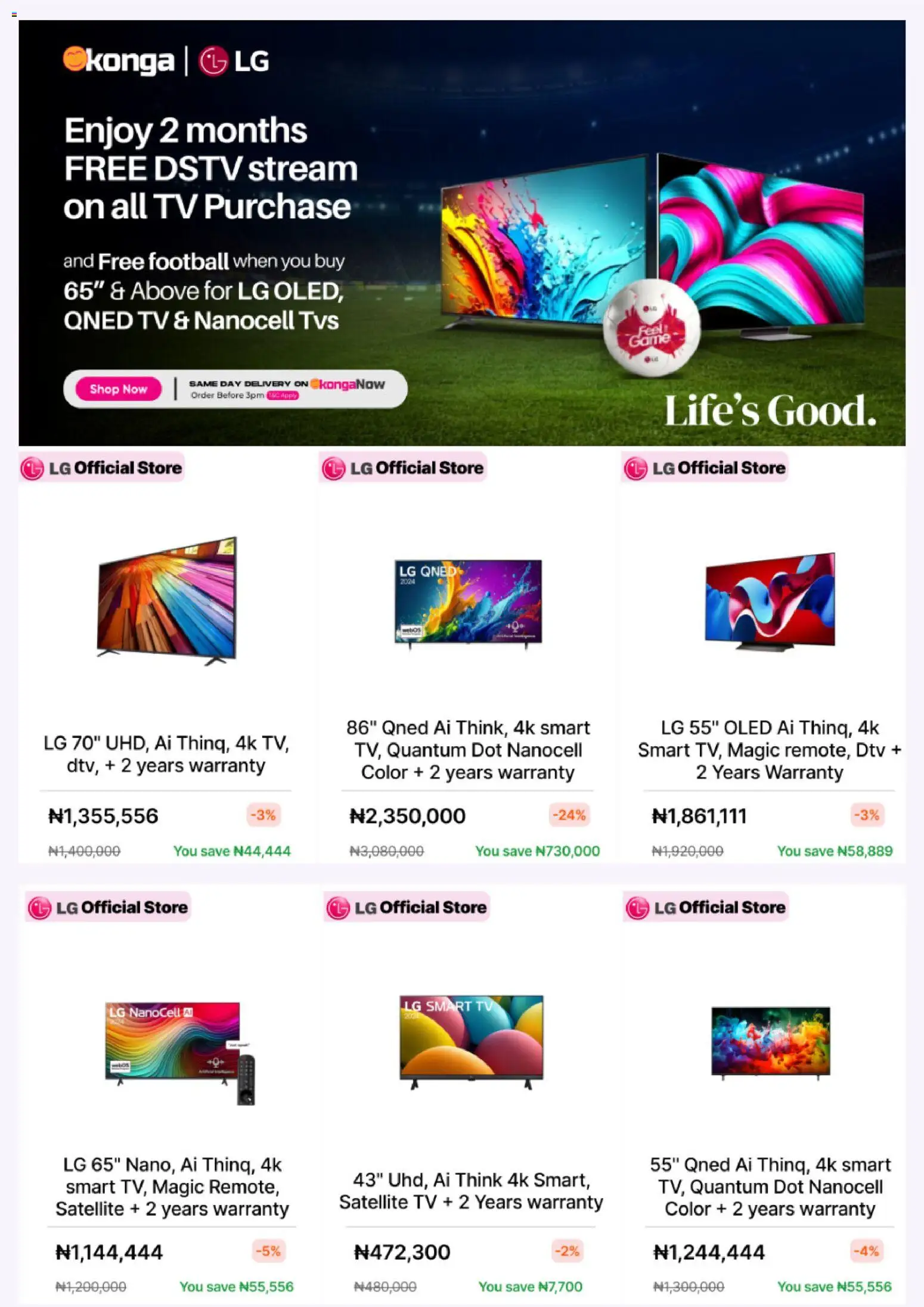 Konga Catalogue valid from 17/08/2026 | Page: 2 | Products: Tv, Satellite