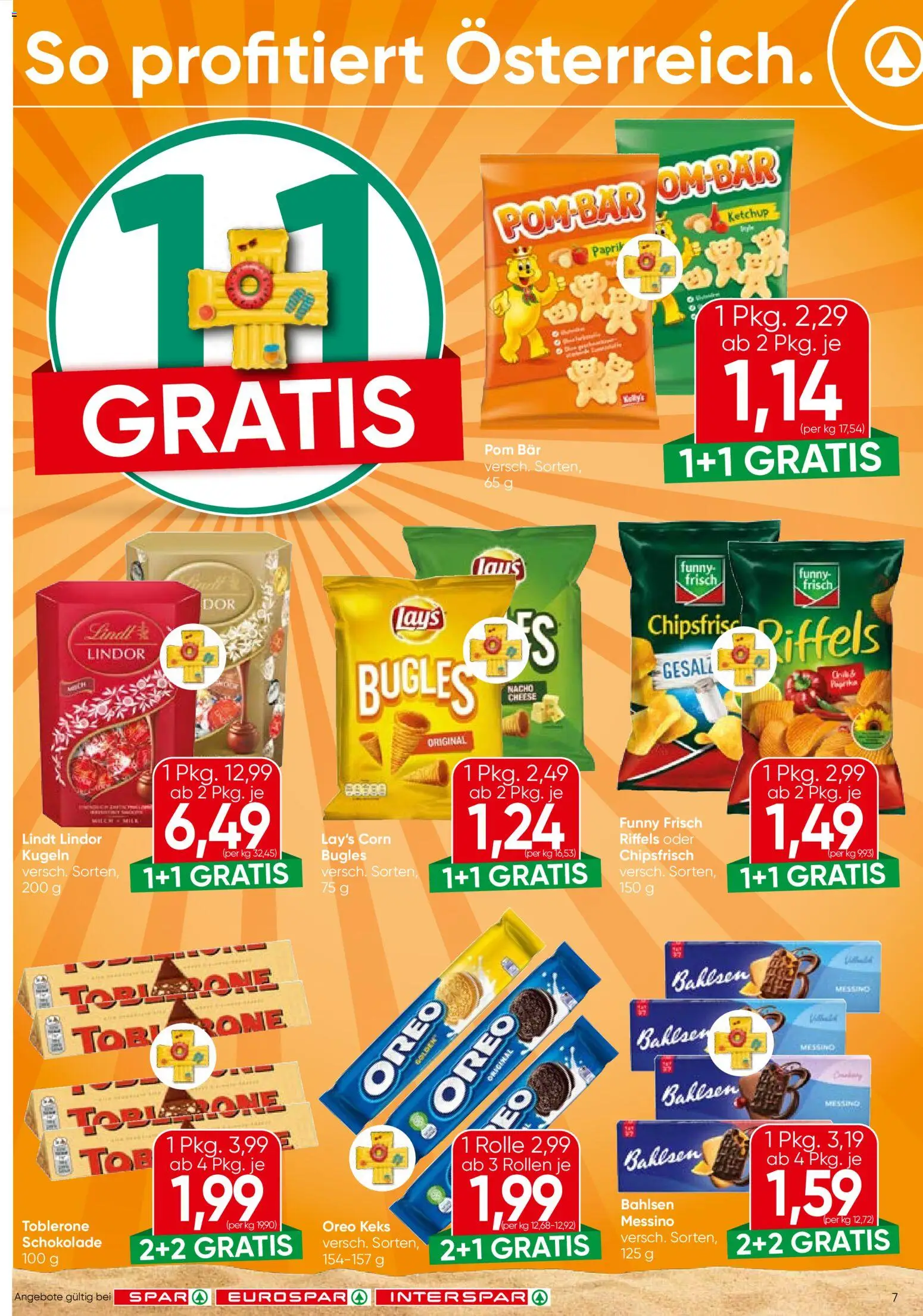 Spar Flugblatt - Wien gültig ab 01.07.2026 | Seite: 7 | Produkte: Ketchup, Schokolade