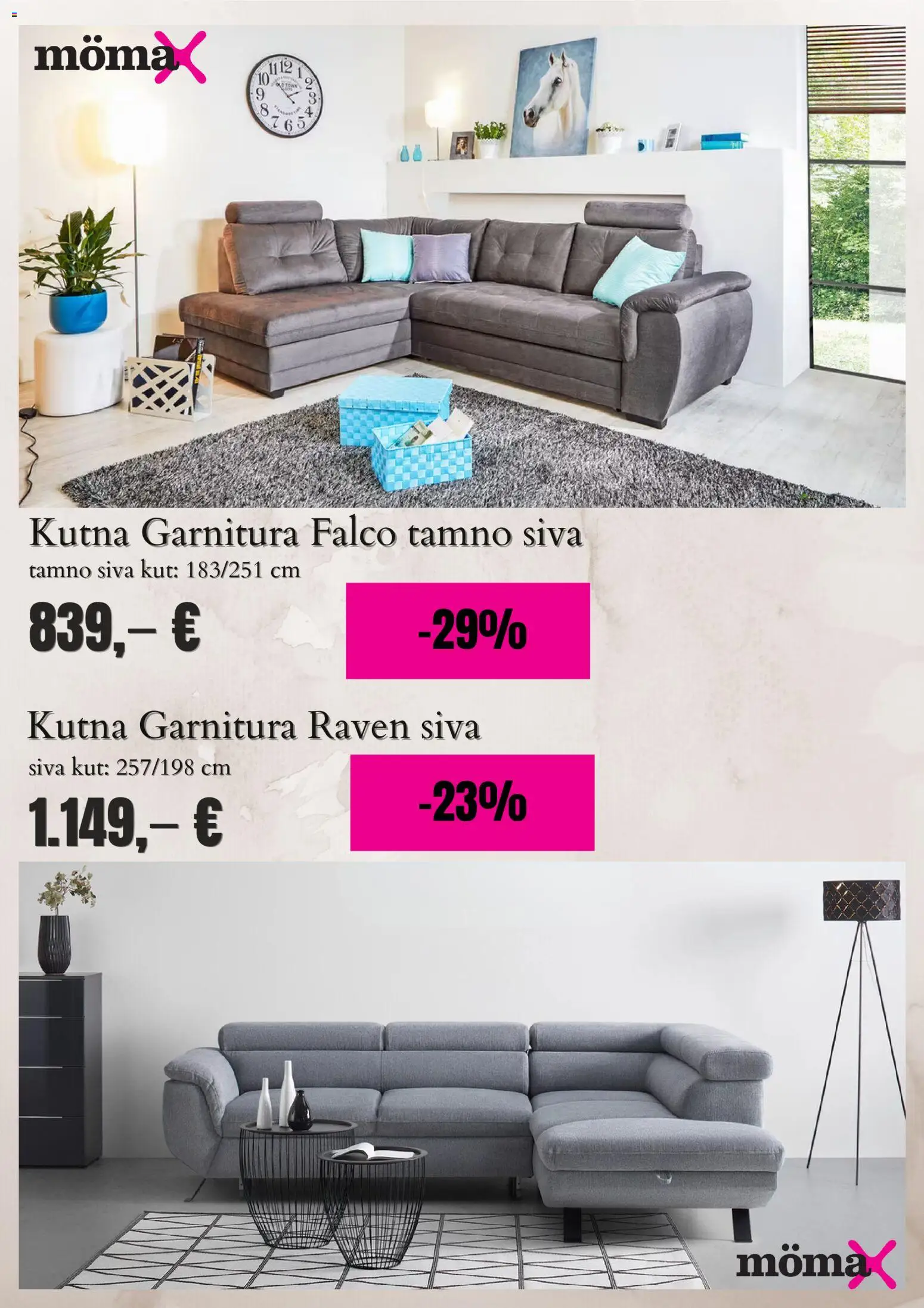 Mömax katalog | vrijedi od 05.10.2026 | Stranica: 6 | Proizvodi: Kutna garnitura