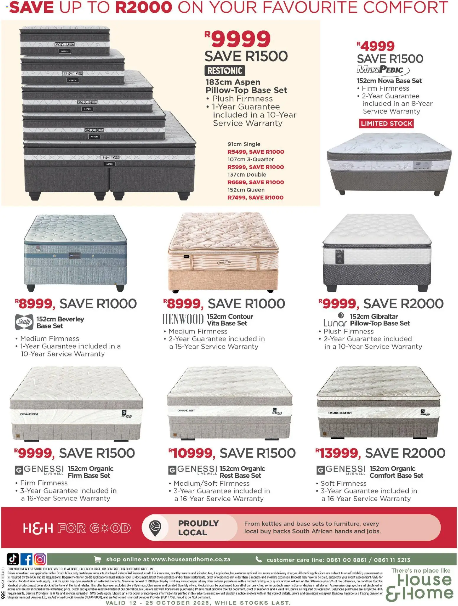 New House and Home catalogue – valid from 12/10/2026 | Page: 16 | Products: TV, Stock