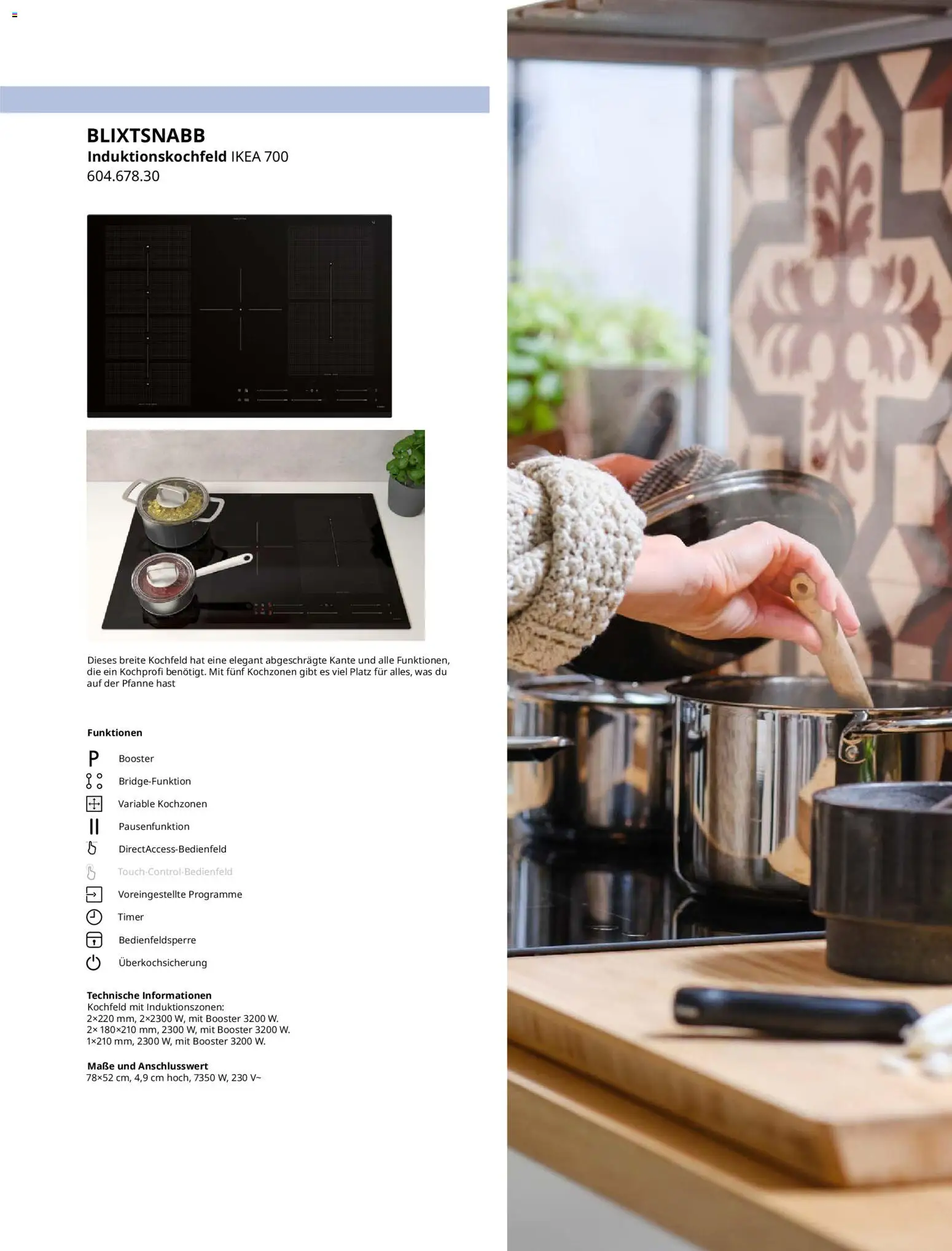 Ikea Elektrogeräte – gültig ab 02.01.2026 | Seite: 45 | Produkte: Kochfeld