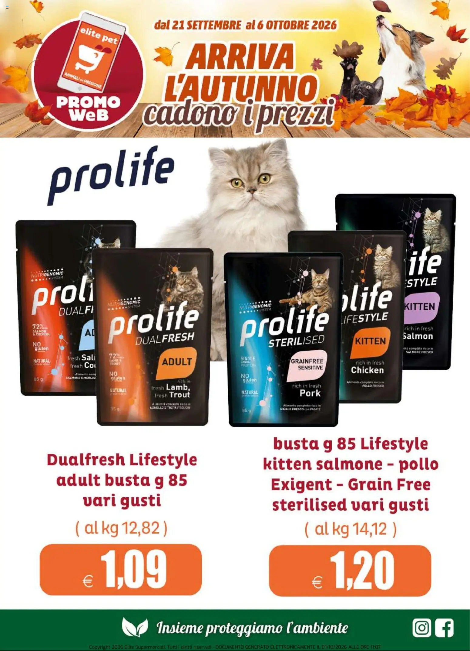 Volantino Elite Supermercati del 21/09/2026 | Pagina: 8 | Prodotti: Pollo, Salmone, Salmone fresco, Agnello