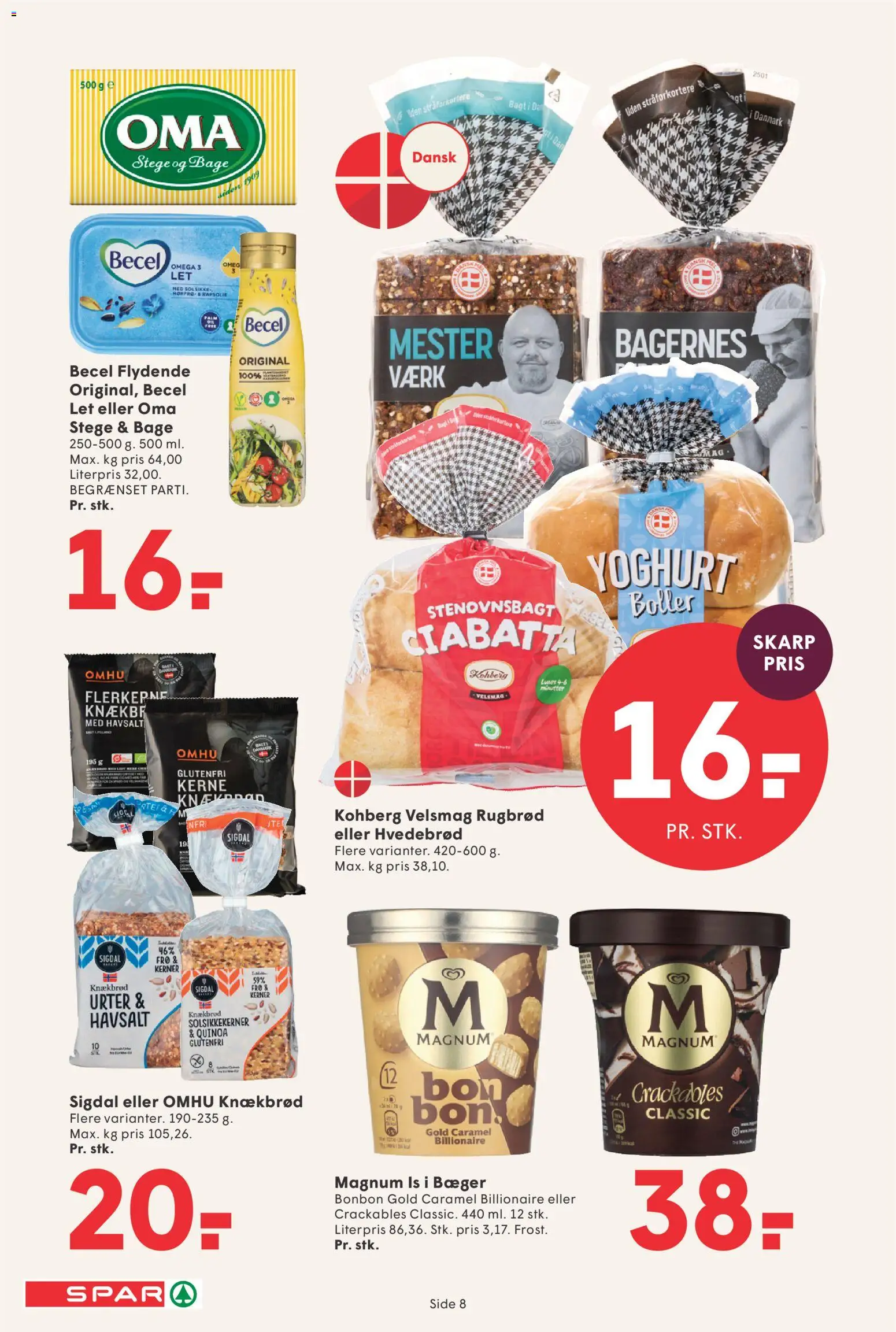 Spar tilbudsavis – gyldig fra 05.06.2026 | Side: 10 | Produkter: Yoghurt, Is, Rugbrød, Knækbrød