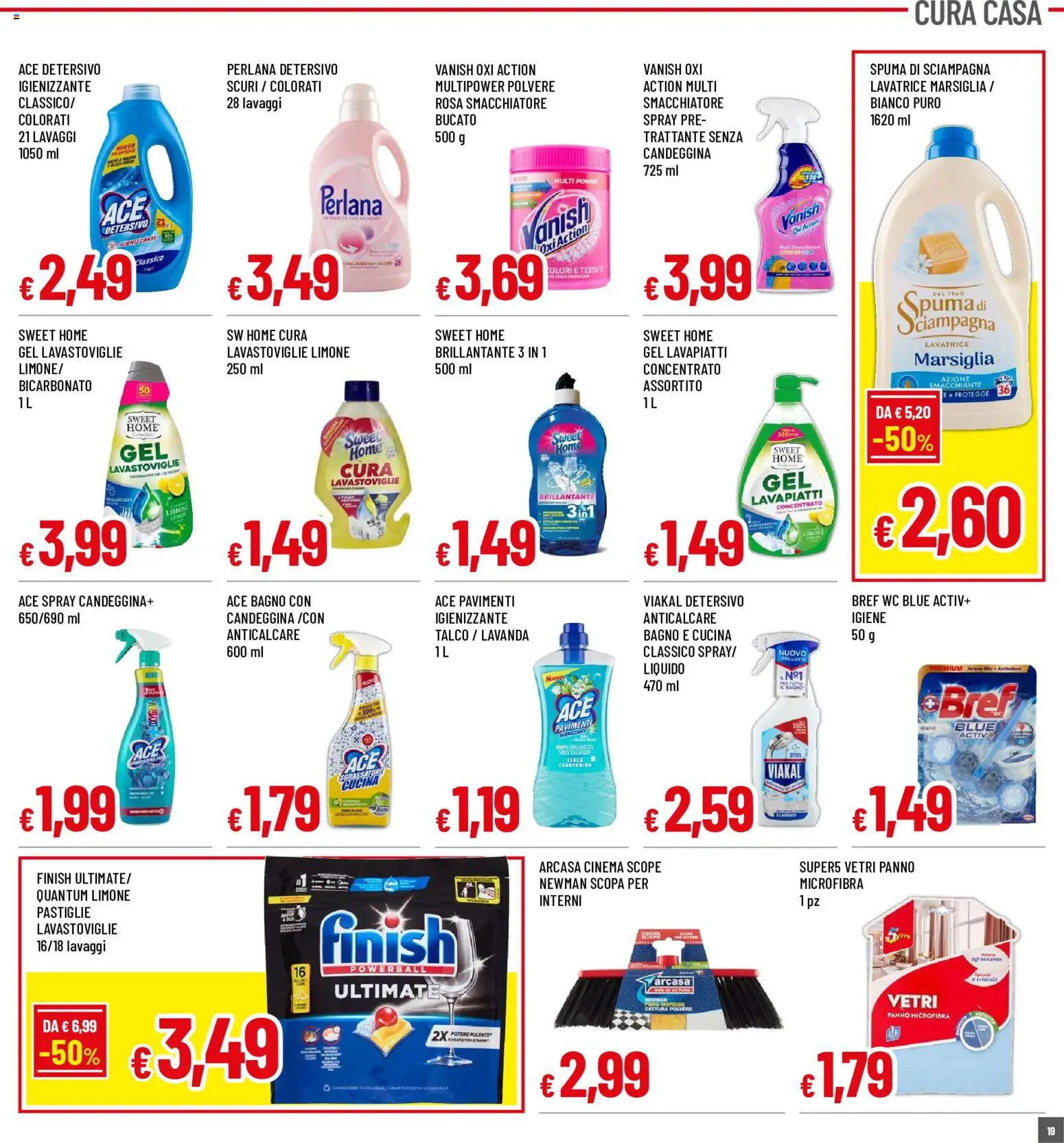 Volantino Galassia del 30/07/2026 | Pagina: 19 | Prodotti: Anticalcare, Acqua, Lavanda, WC