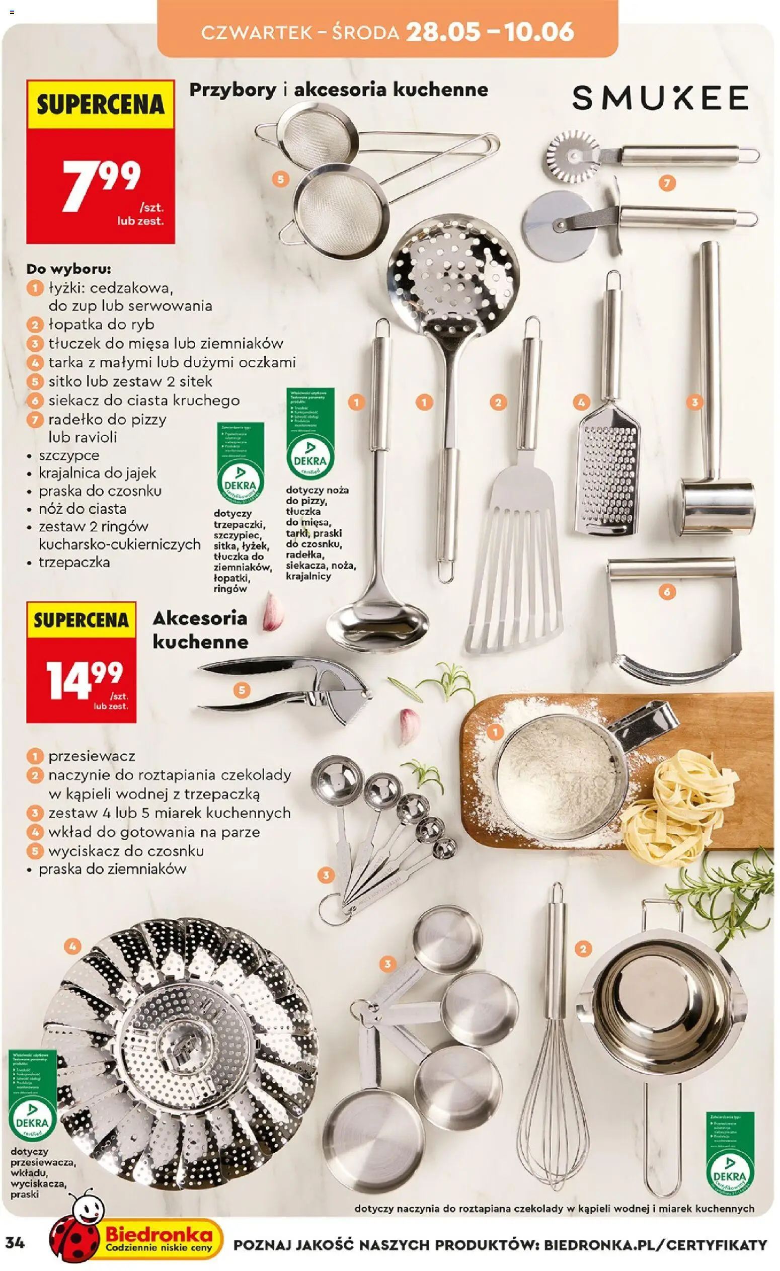 Biedronka Polsko leták - Hity i inspiracje od 25.05.2026 | Strana: 36 | Produkty: Sítko, Lopatka, Ravioli