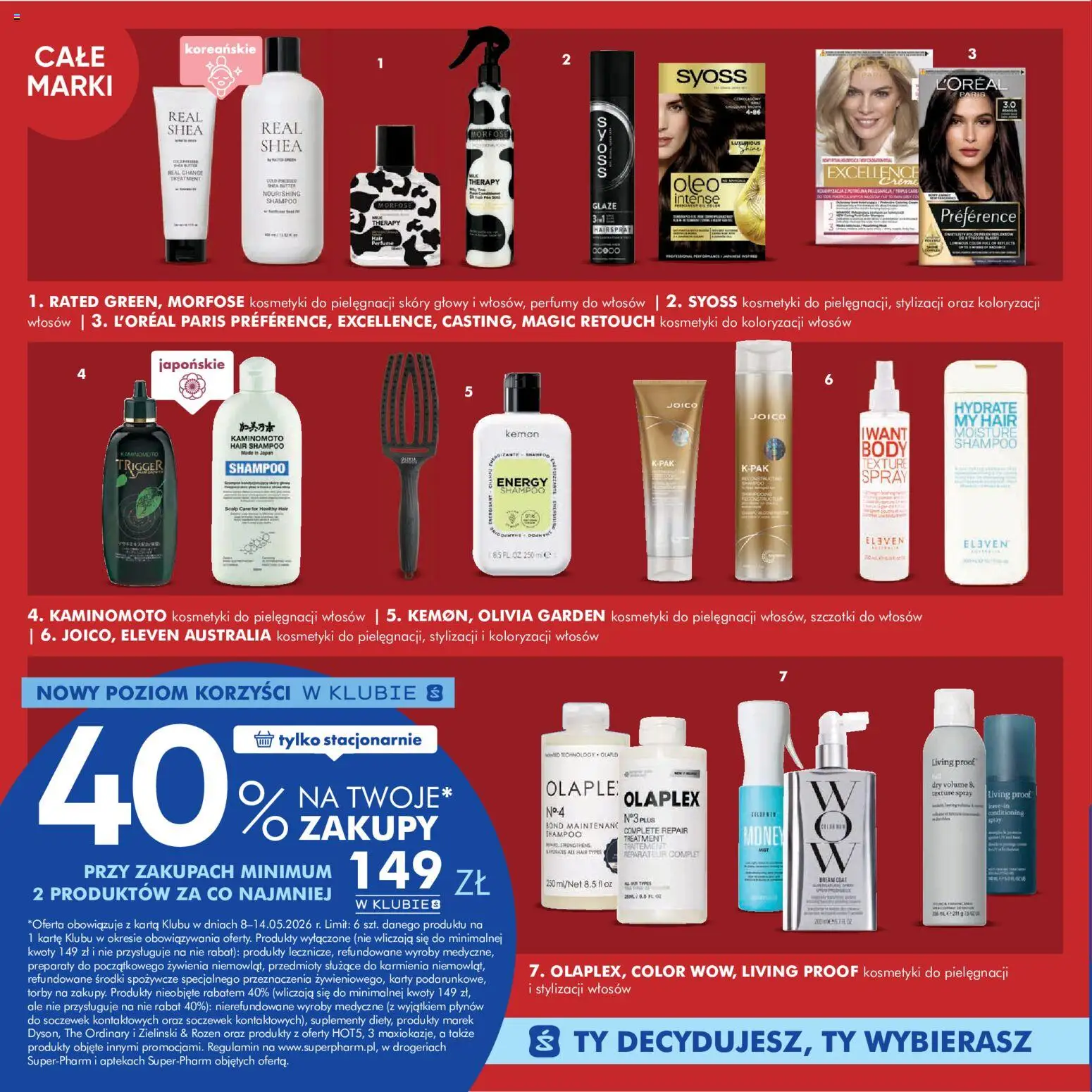 Super-pharm gazetka od 08.05.2026 | Strona: 6 | Produkty: Karta, Kosmetyki, Perfumy, Body