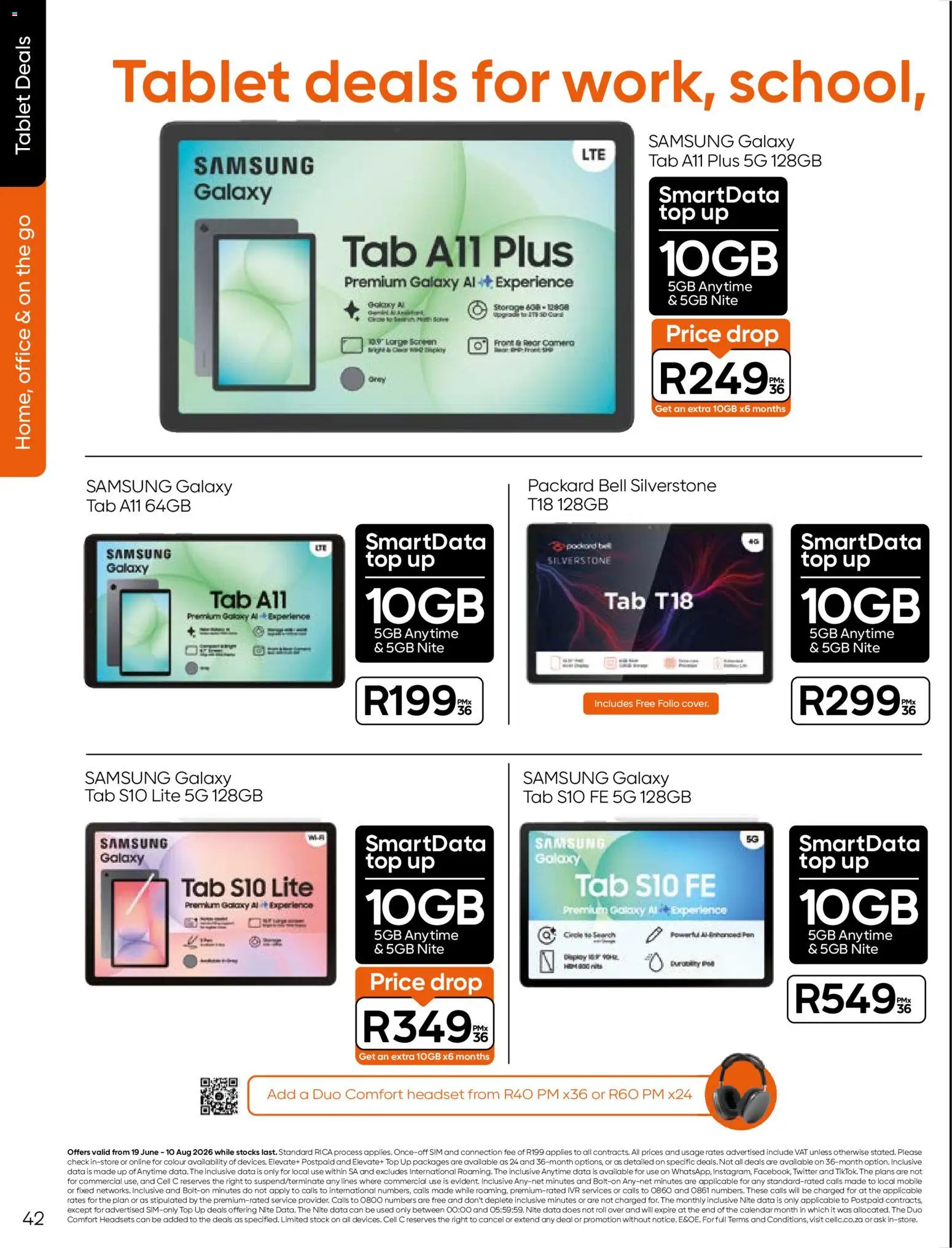 New Cell C catalogue – valid from 19.06.2026 | Page: 44