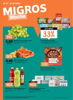 Migros aktionen ab 15.10.2026 gültig