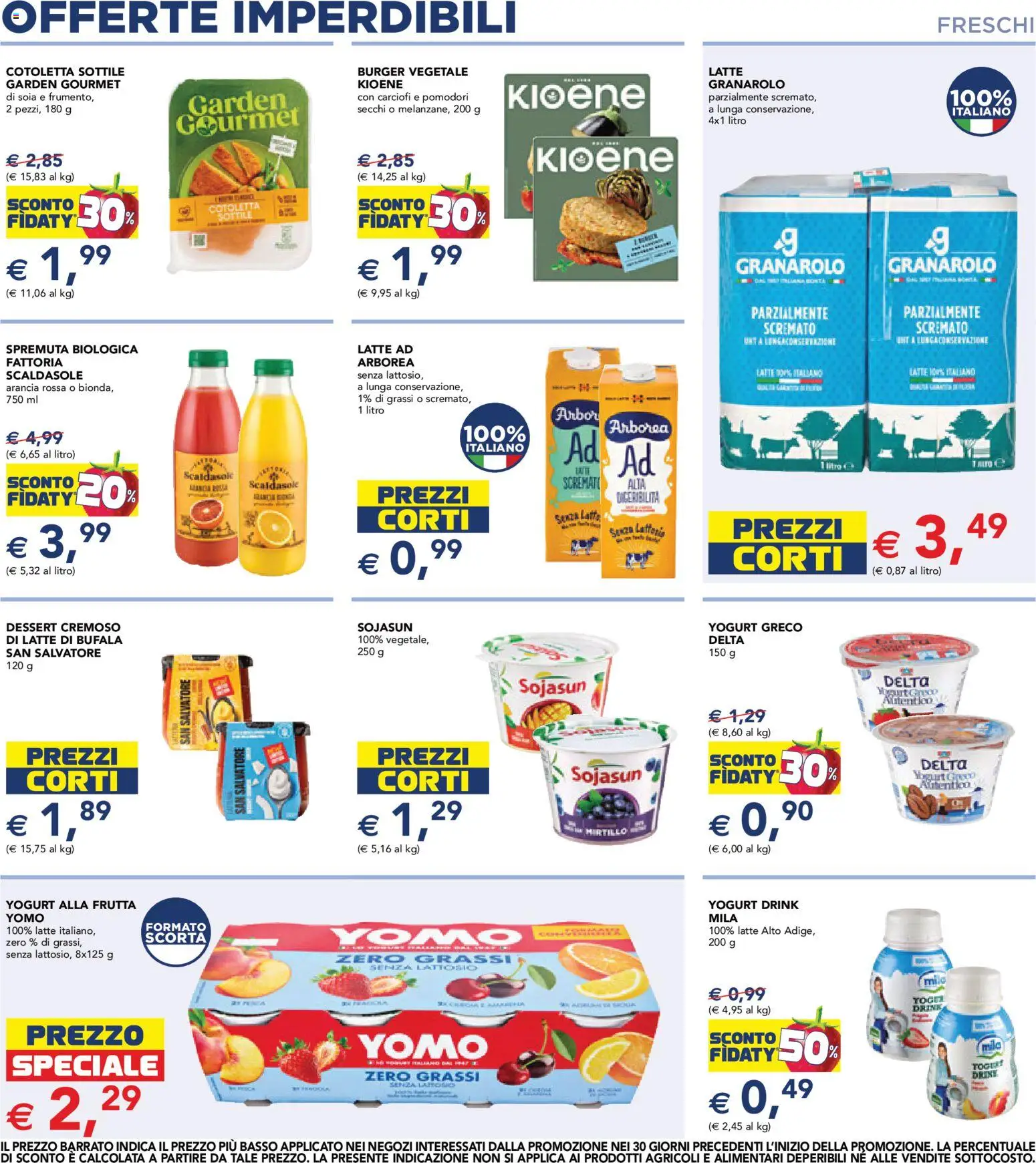 Volantino Esselunga S del 10/09/2026 | Pagina: 5 | Prodotti: Yogurt greco, Pomodori, Arancia, Senza lattosio