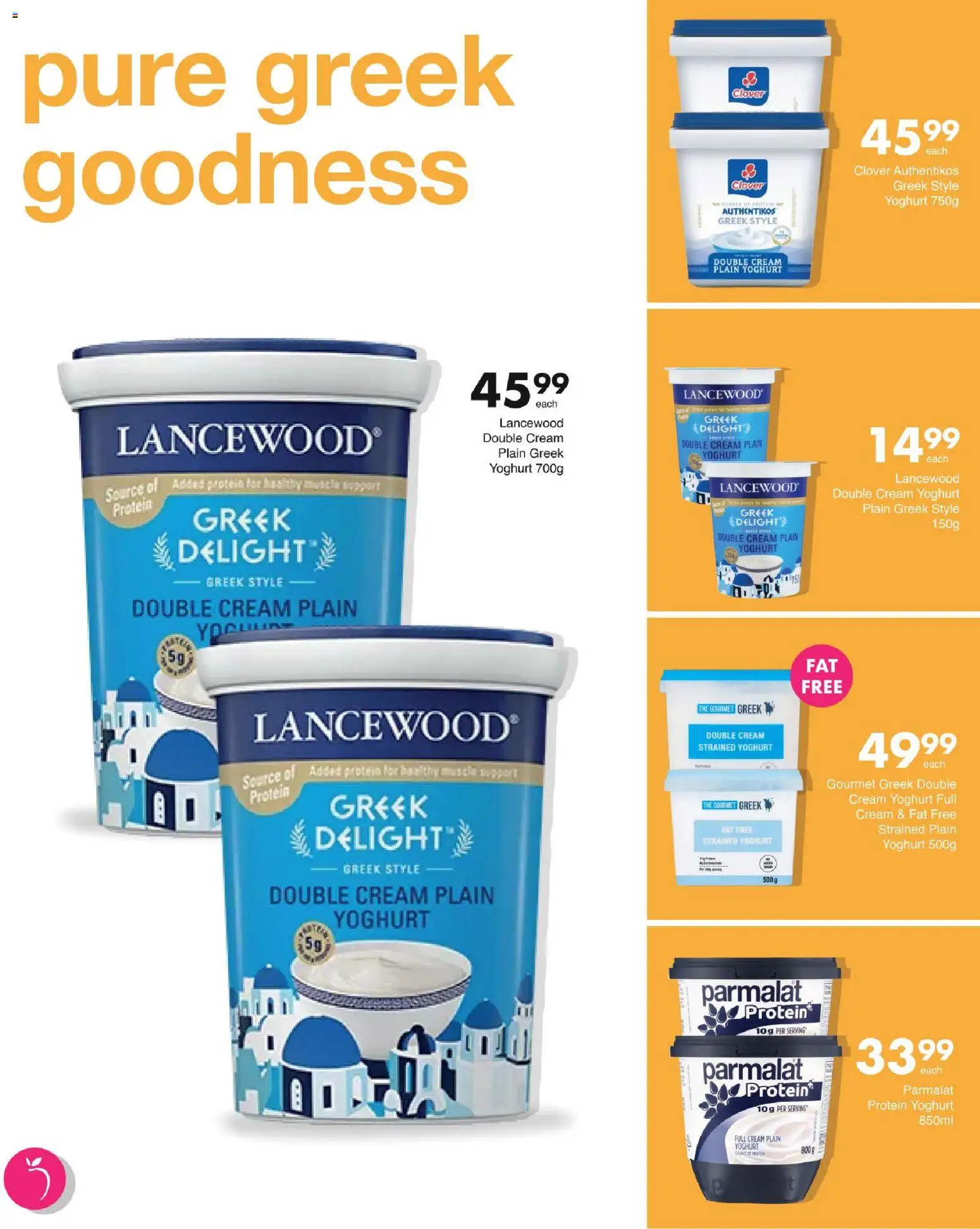 New Save catalogue – valid from 29/10/2026 | Page: 6 | Products: Yoghurt, Protein, Cream
