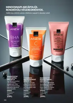 Avon Black Friday - amely érvényes a következő dátumtól: 2026.11.01. | Oldal: 184 | Termékek: Vitamin, Krém, Bor, Fényvédő