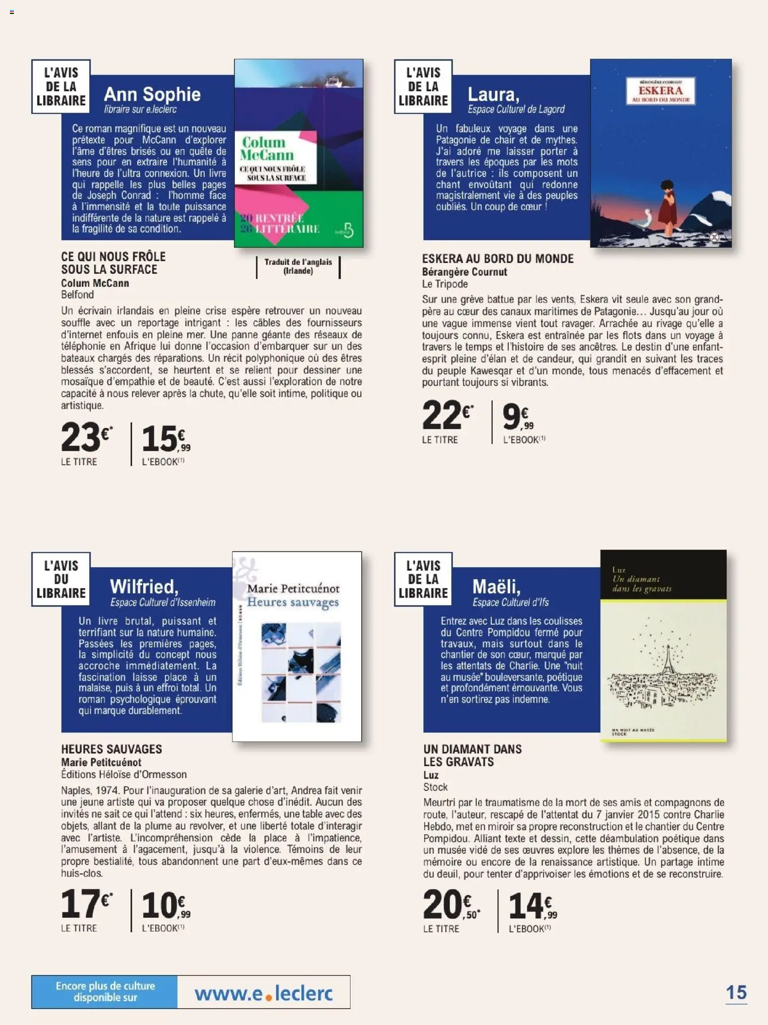 {H1} | Page: 15 | Produits: Mais, Table, Miroir, Livre