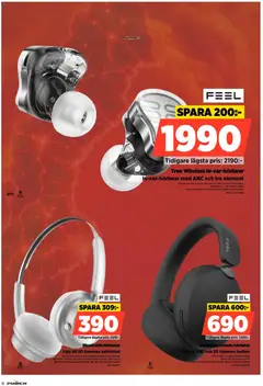 Power erbjudanden - Förhandsvisning av reklamblad från butik Power aktuell från 27/02/2026 | Sida: 18 | Produkter: Batteri, Hörlurar