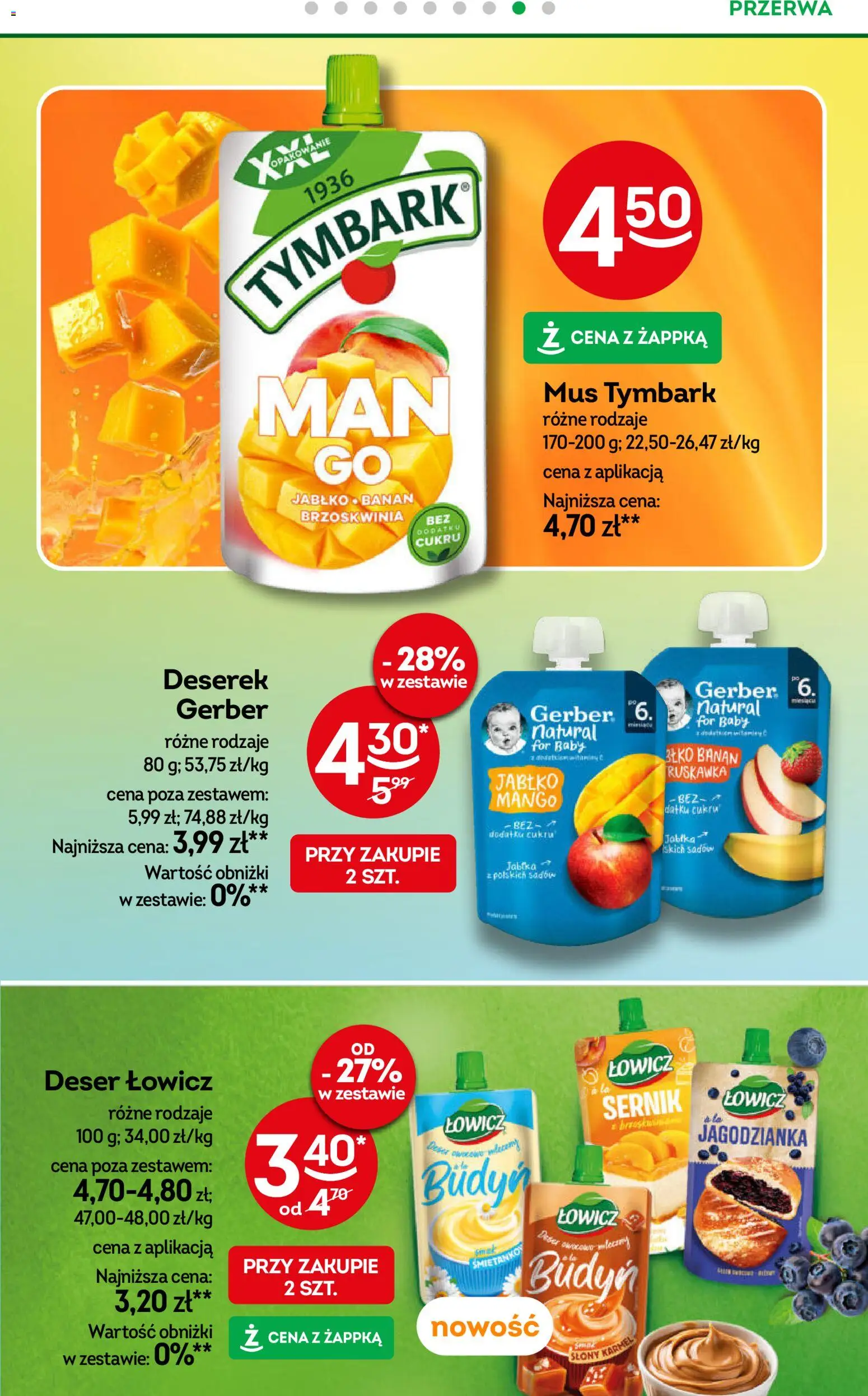 Żabka gazetka od 20.05.2026 | Strona: 85 | Produkty: Mango, Brzoskwinia, Banan