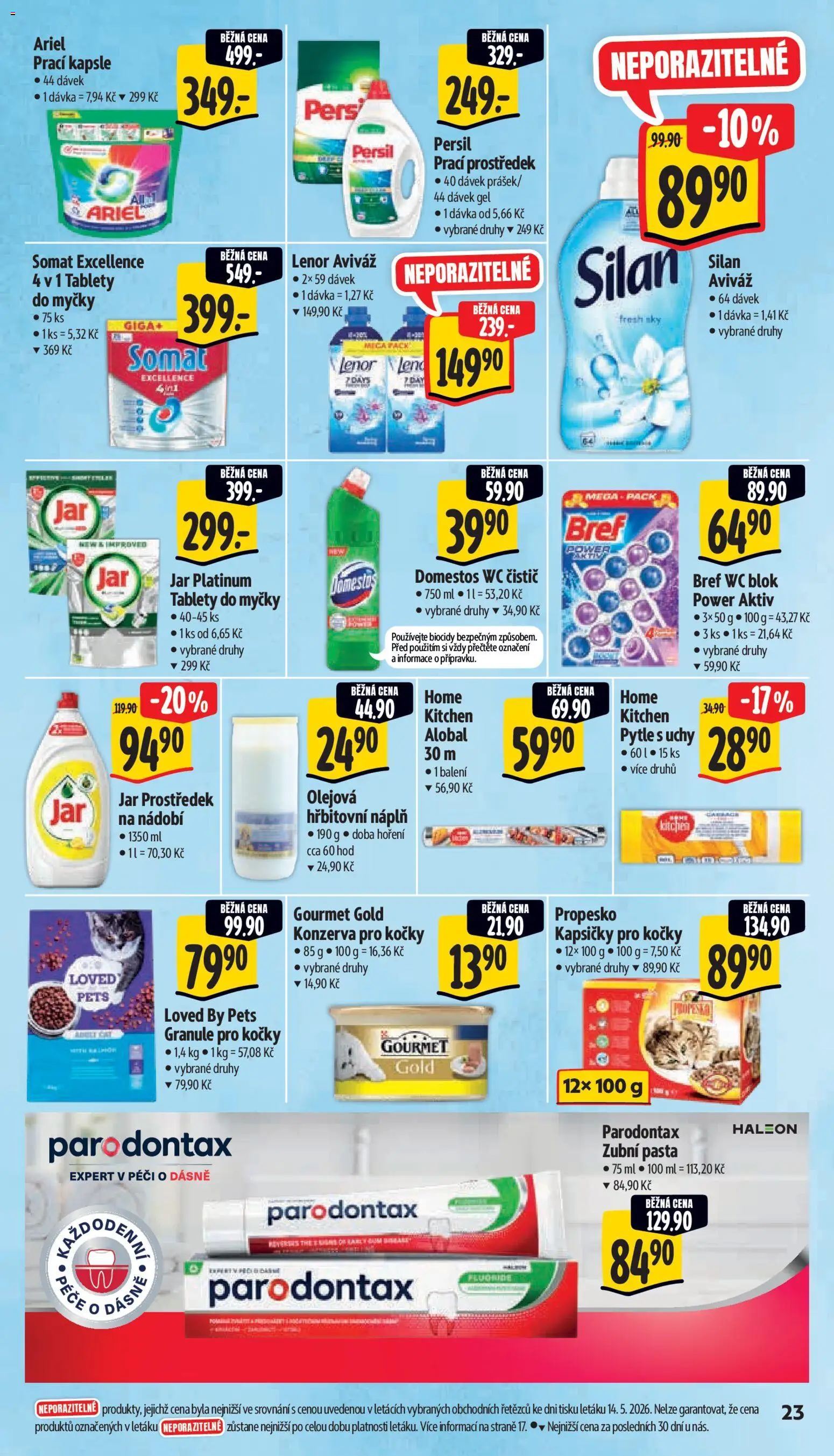 Albert leták - Supermarket od 20.05.2026 | Strana: 31 | Produkty: Aviváž, Wc blok, Granule, Granule pro kočky
