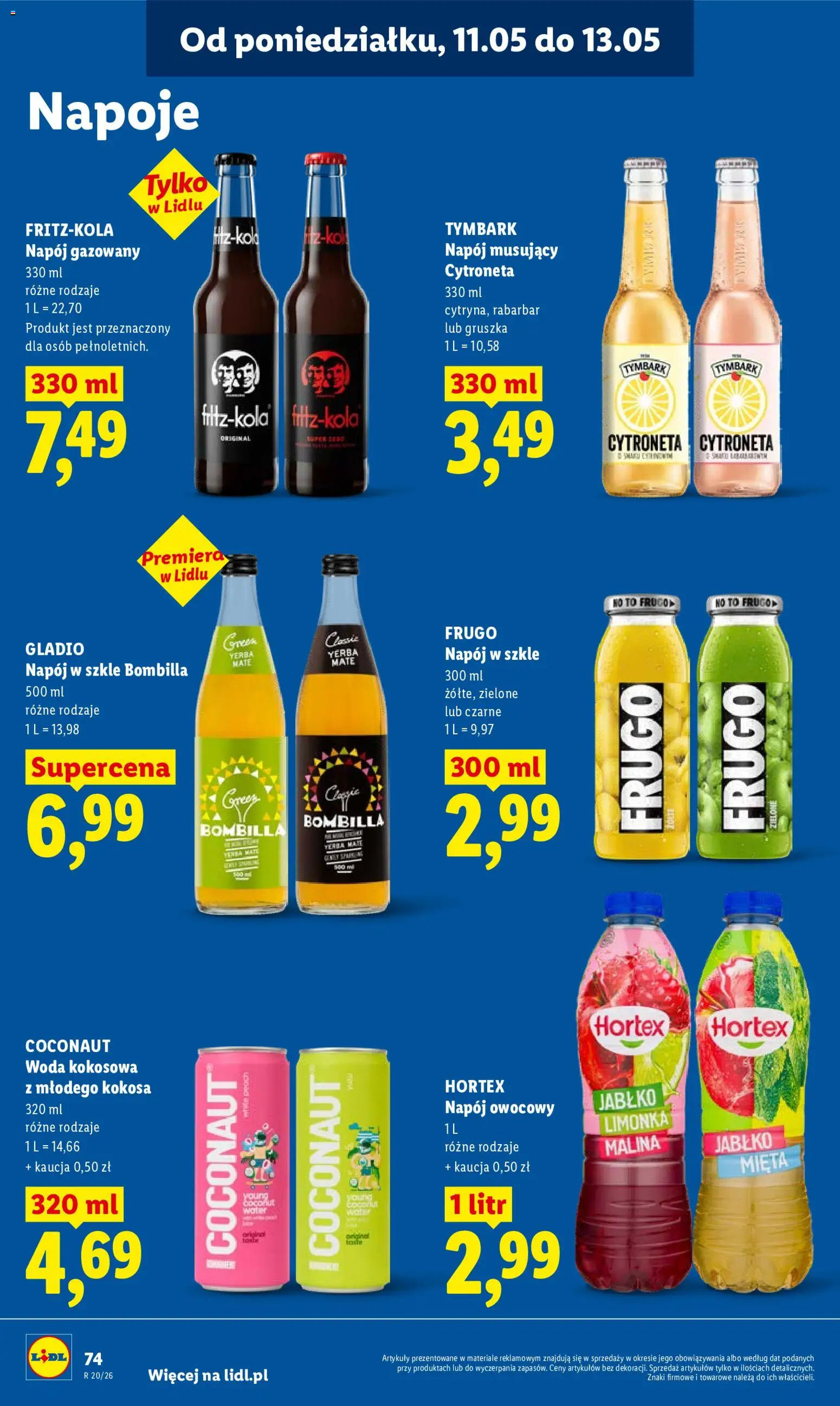 Lidl Polsko leták od 11.05.2026 | Strana: 74 | Produkty: Yerba mate