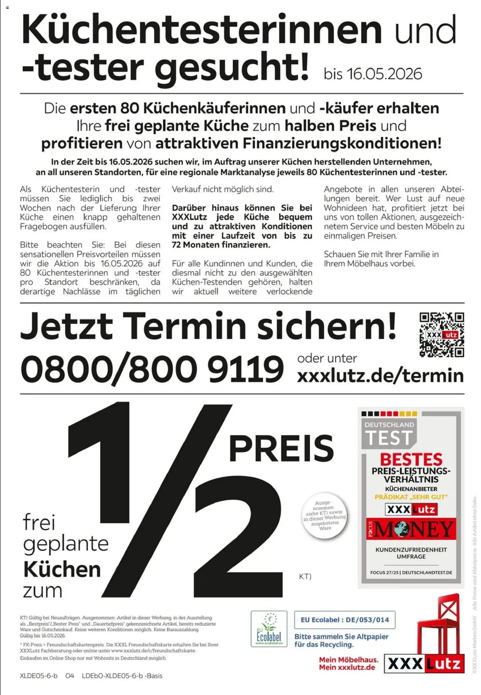 XXXLutz Mega Tage – gültig ab 09.05.2026 | Seite: 4 | Produkte: Küche, Kuchen