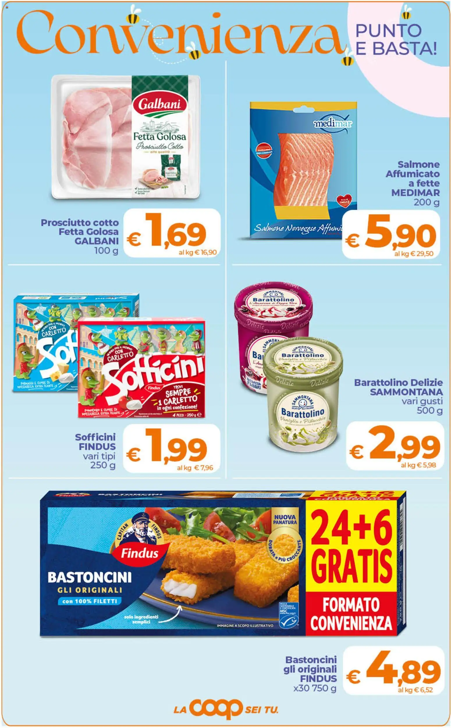 Volantino Ipercoop del 29.05.2026 | Pagina: 3 | Prodotti: Salmone affumicato, Prosciutto Cotto, Salmone, Prosciutto