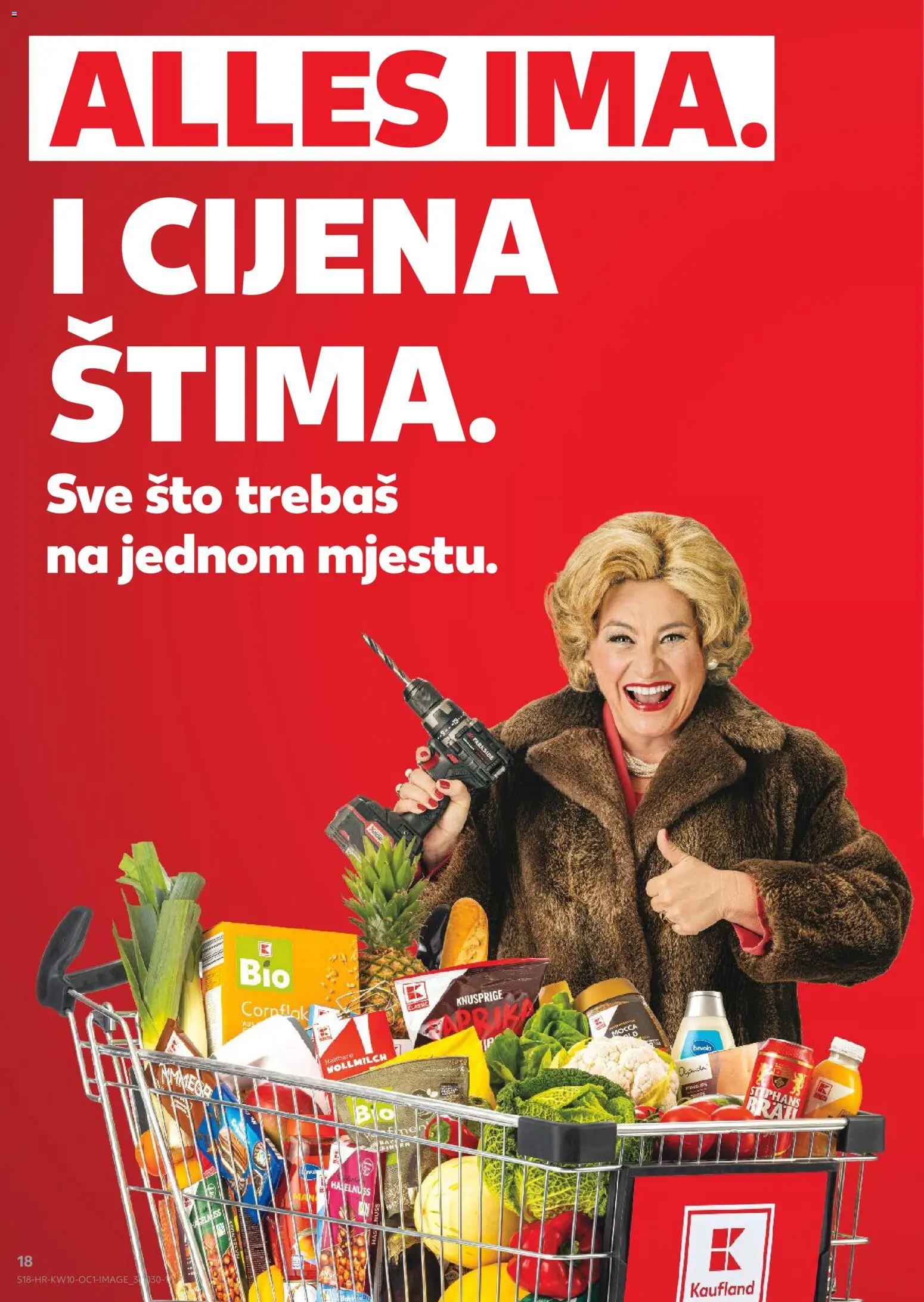 Kaufland HR akciós ujság - amely érvényes a következő dátumtól: 2026.03.04. | Oldal: 18 | Termékek: Paprika