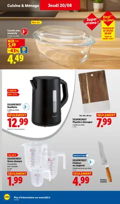 LIDL - Prévisualisation de SILVERCREST Planche à découper, L'unité au choix valide à partir de 20/08/2026 | Page: 42