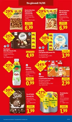 Anteprima del volantino Alesto Selection Mandorle al naturale XXL, 500 g confezione valido a partire dal 14.05.2026 | Pagina: 13